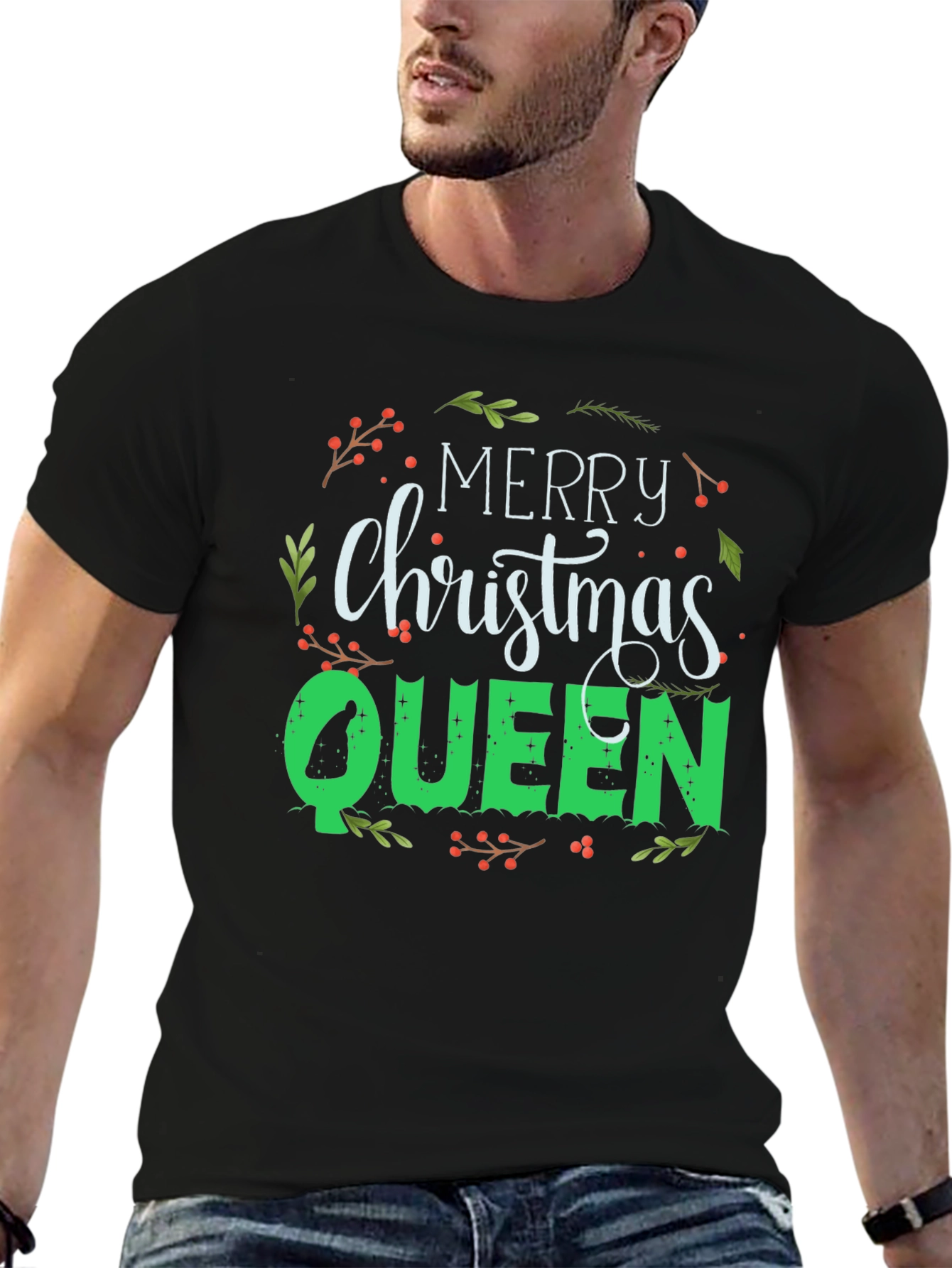 Merry Christmas Queen Graphic T-Shirt