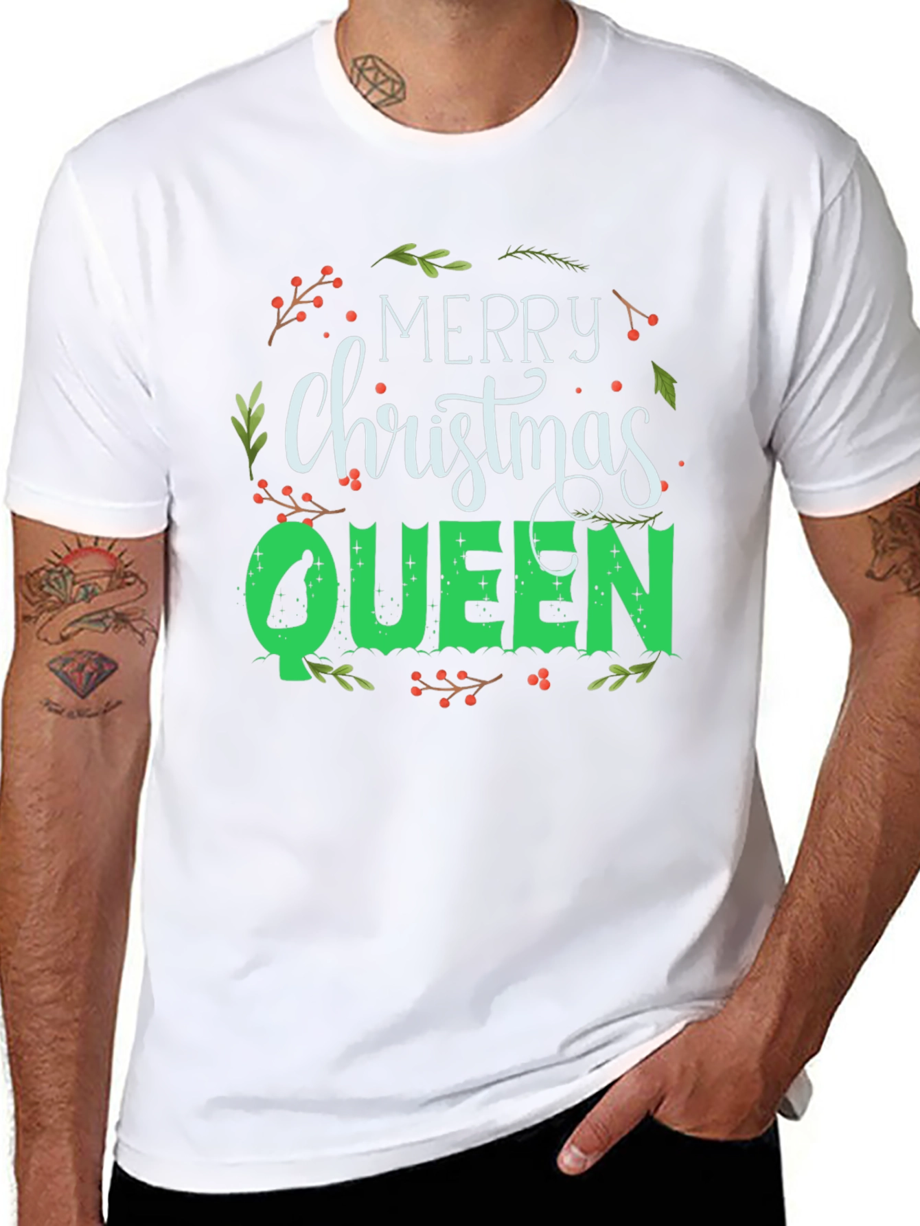 Merry Christmas Queen Graphic T-Shirt