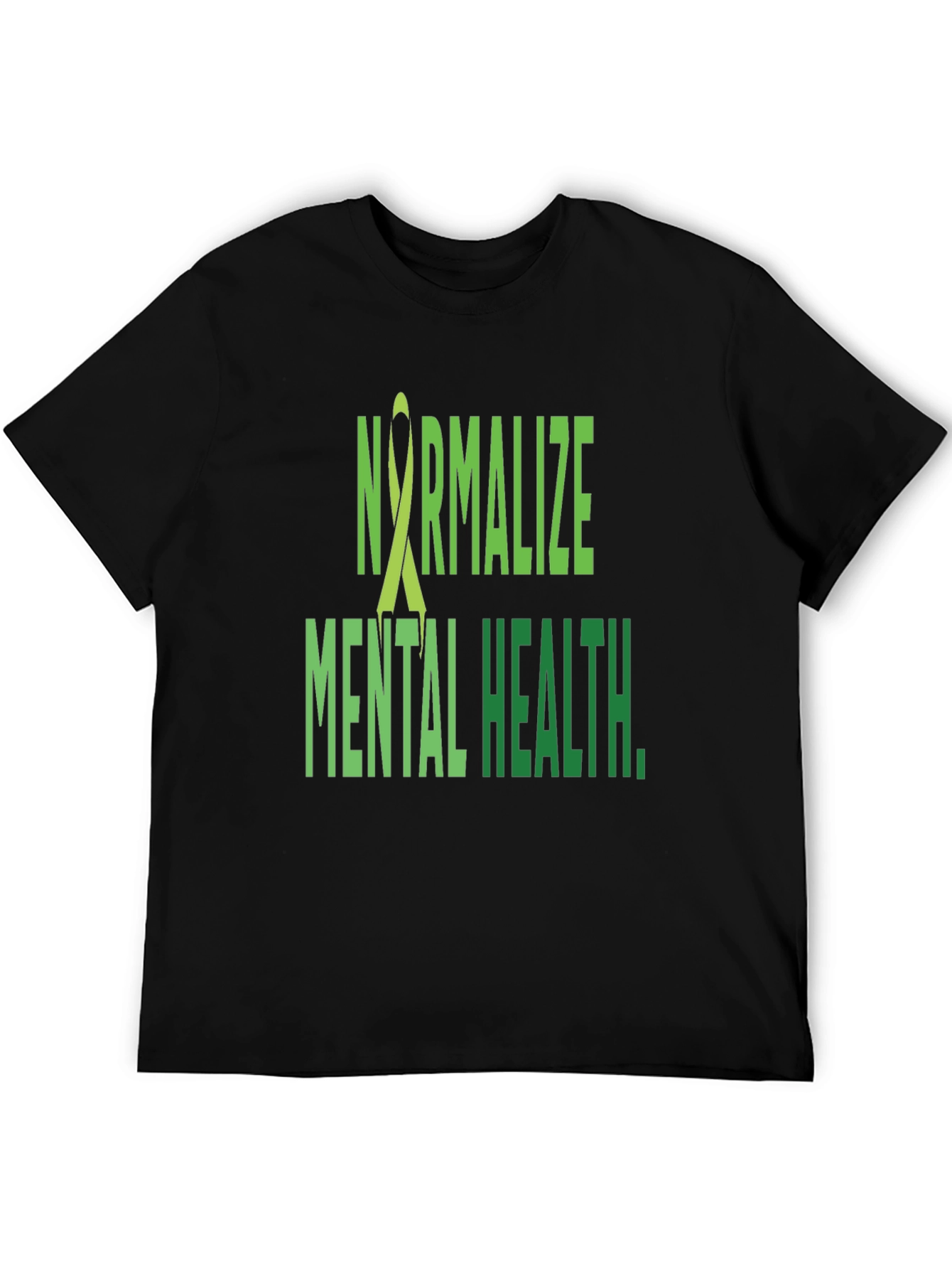 Normalize Mental Health T-Shirt - Black