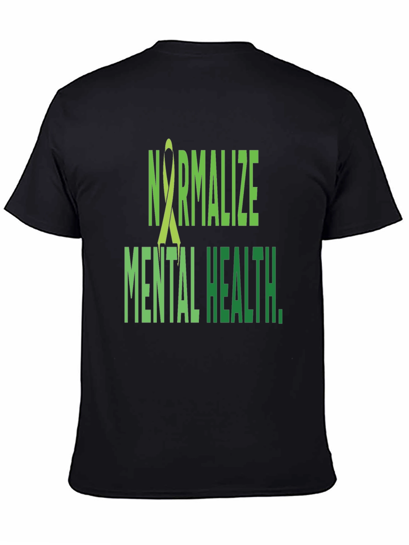 Normalize Mental Health T-Shirt - Black