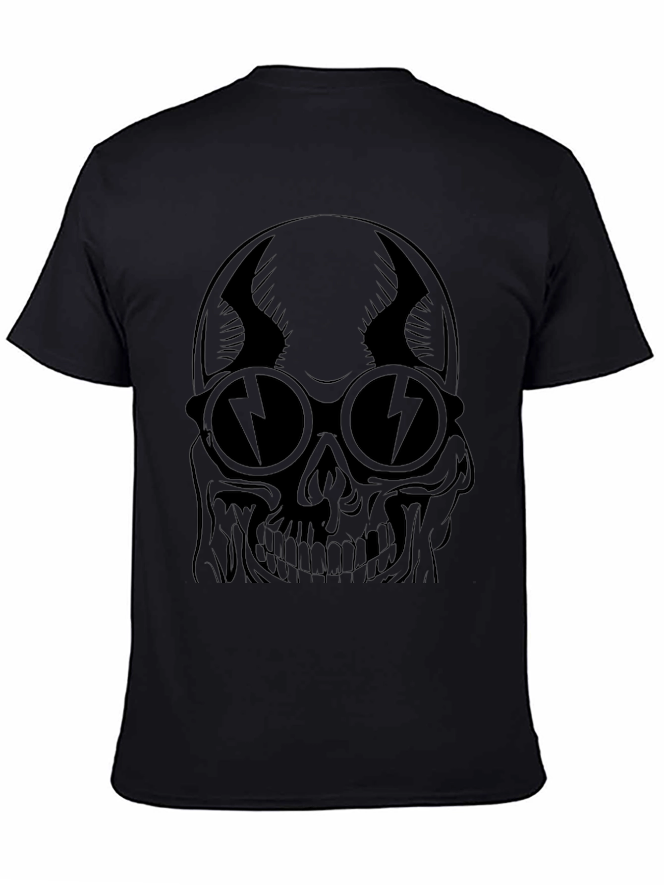 Skull with Sunglasses Graphic Tee