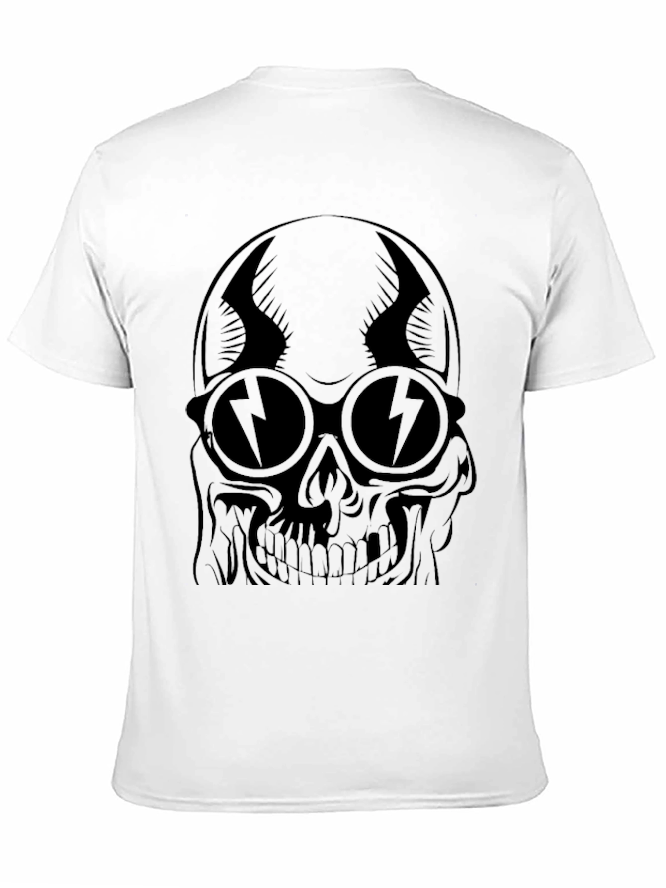 Skull with Sunglasses Graphic Tee