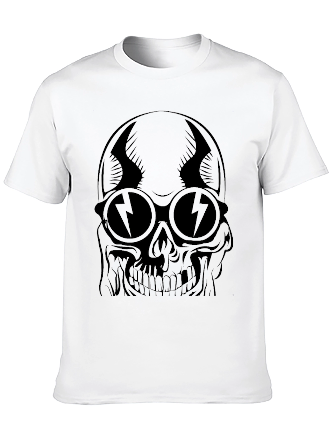 Skull with Sunglasses Graphic Tee