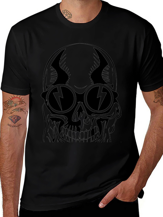 Skull with Sunglasses Graphic Tee