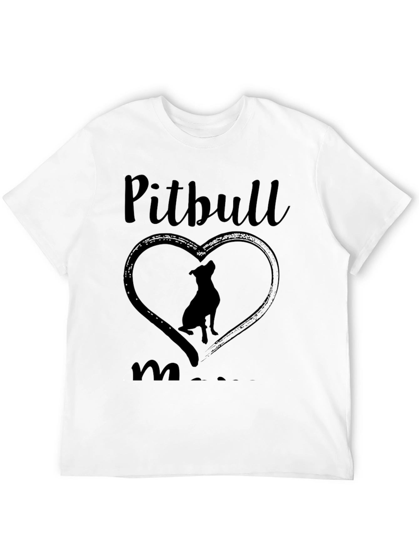 Pitbull Mom Graphic Tee - Love My Pitbull
