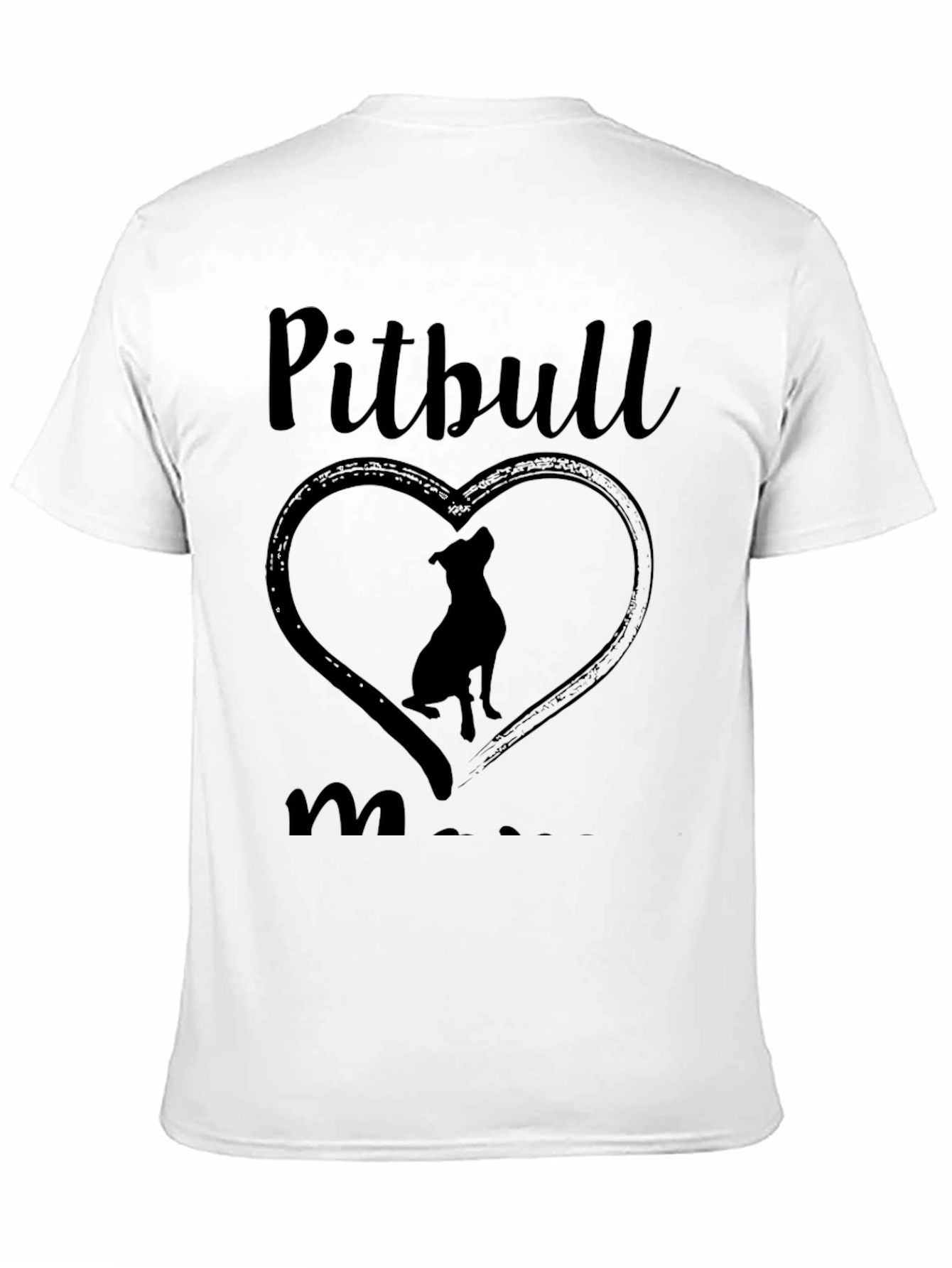 Pitbull Mom Graphic Tee - Love My Pitbull