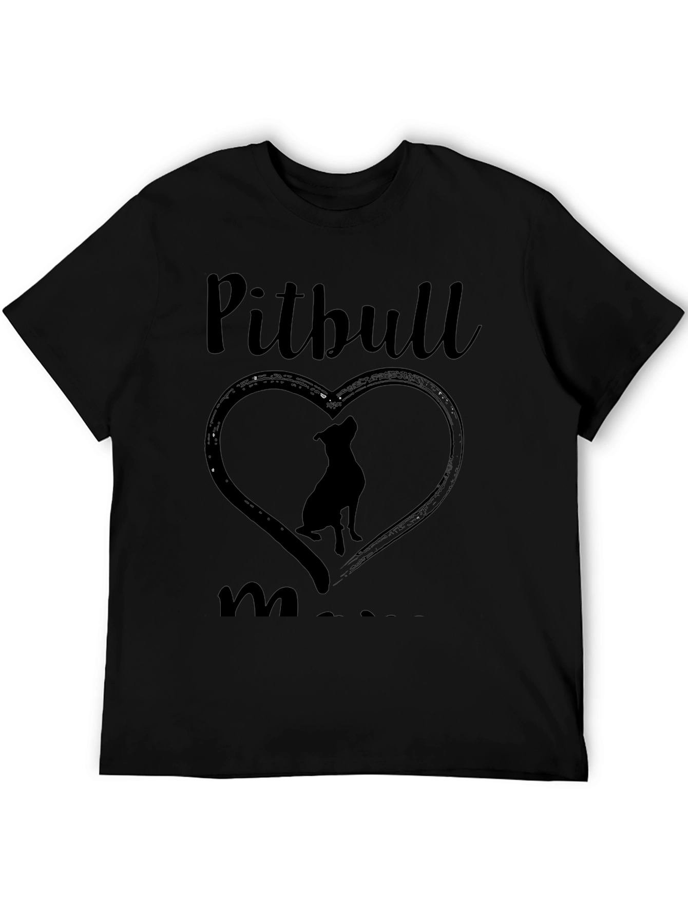 Pitbull Mom Graphic Tee - Love My Pitbull