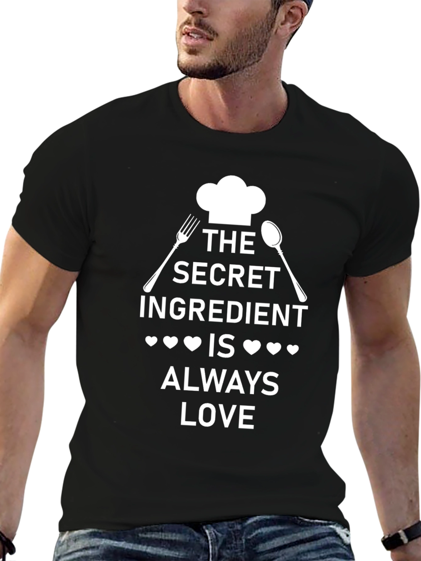 Chefs Secret Ingredient Love Graphic T-Shirt