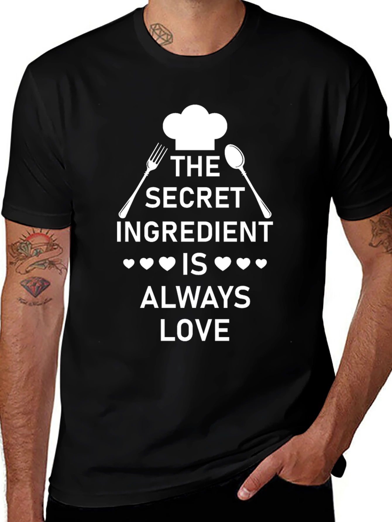 Chefs Secret Ingredient Love Graphic T-Shirt