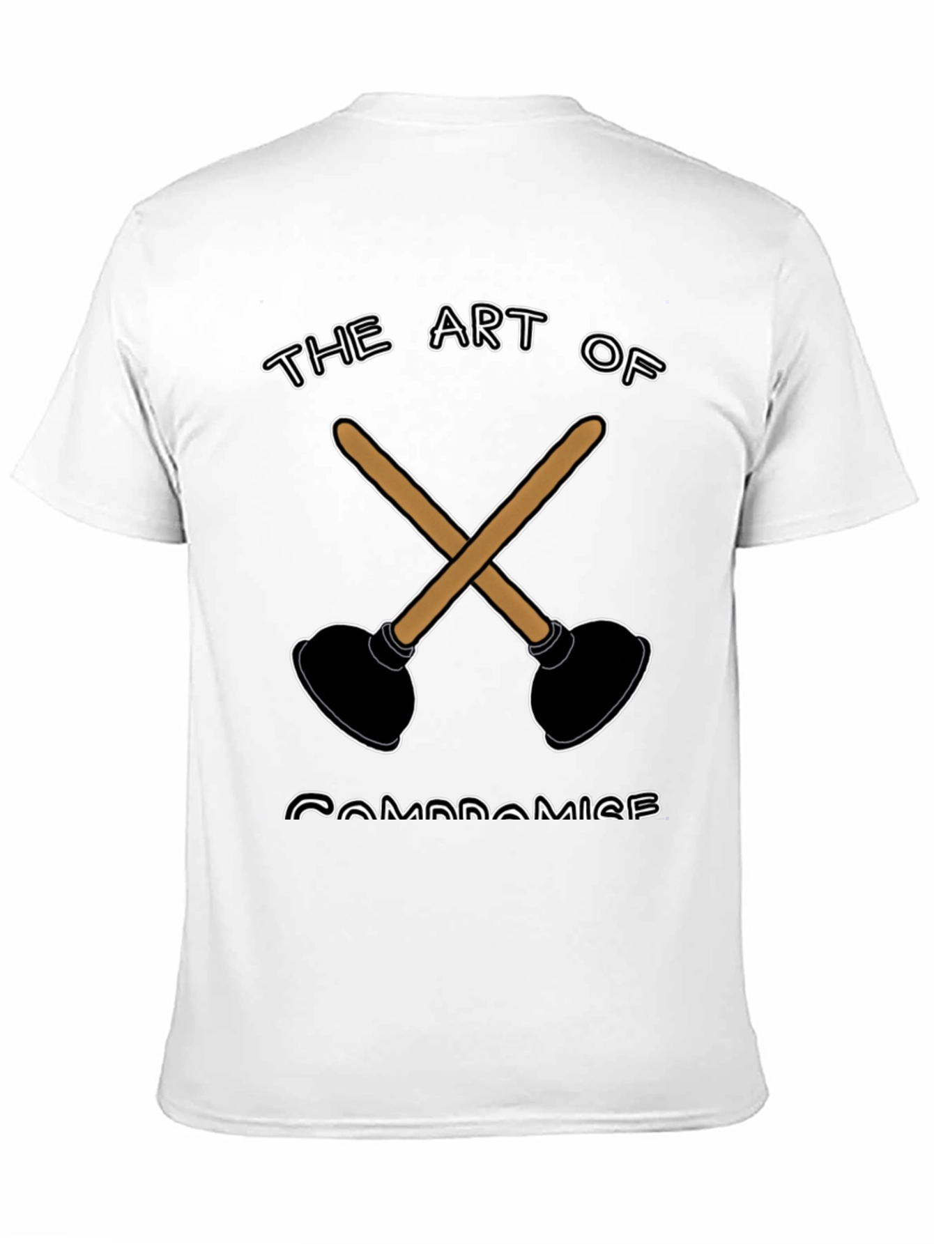 The Art of Compromise Plunger Graphic T-Shirt