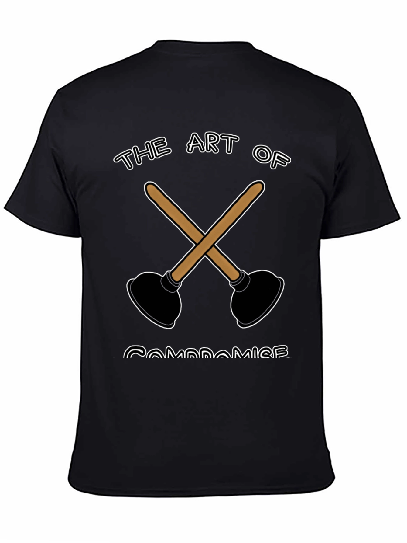 The Art of Compromise Plunger Graphic T-Shirt