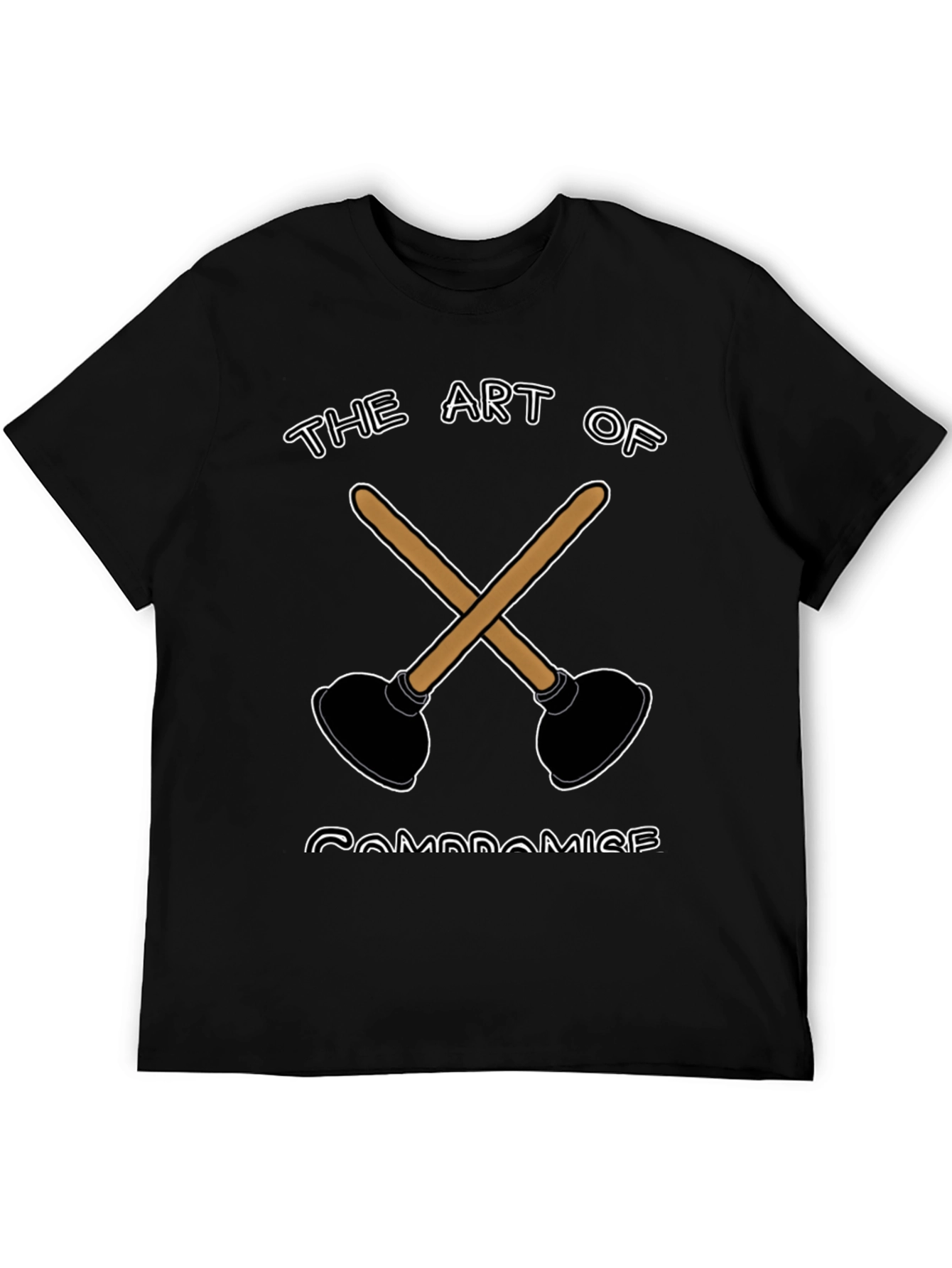 The Art of Compromise Plunger Graphic T-Shirt