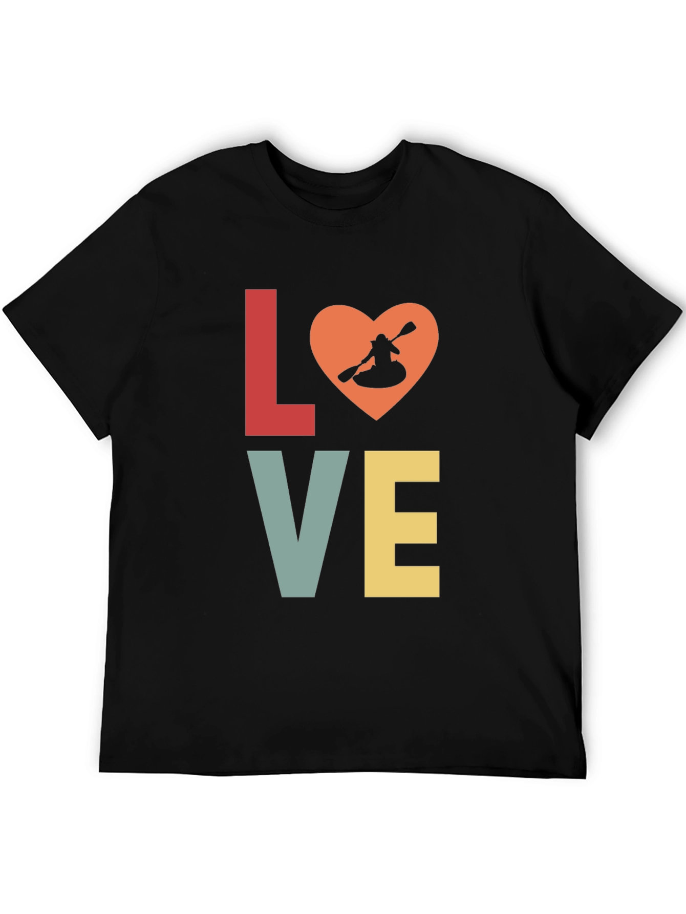 Kayak Love Graphic T-Shirt | Outdoor Adventure Tee