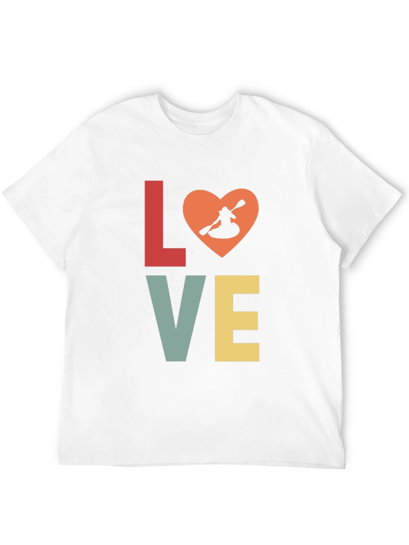 Kayak Love Graphic T-Shirt | Outdoor Adventure Tee
