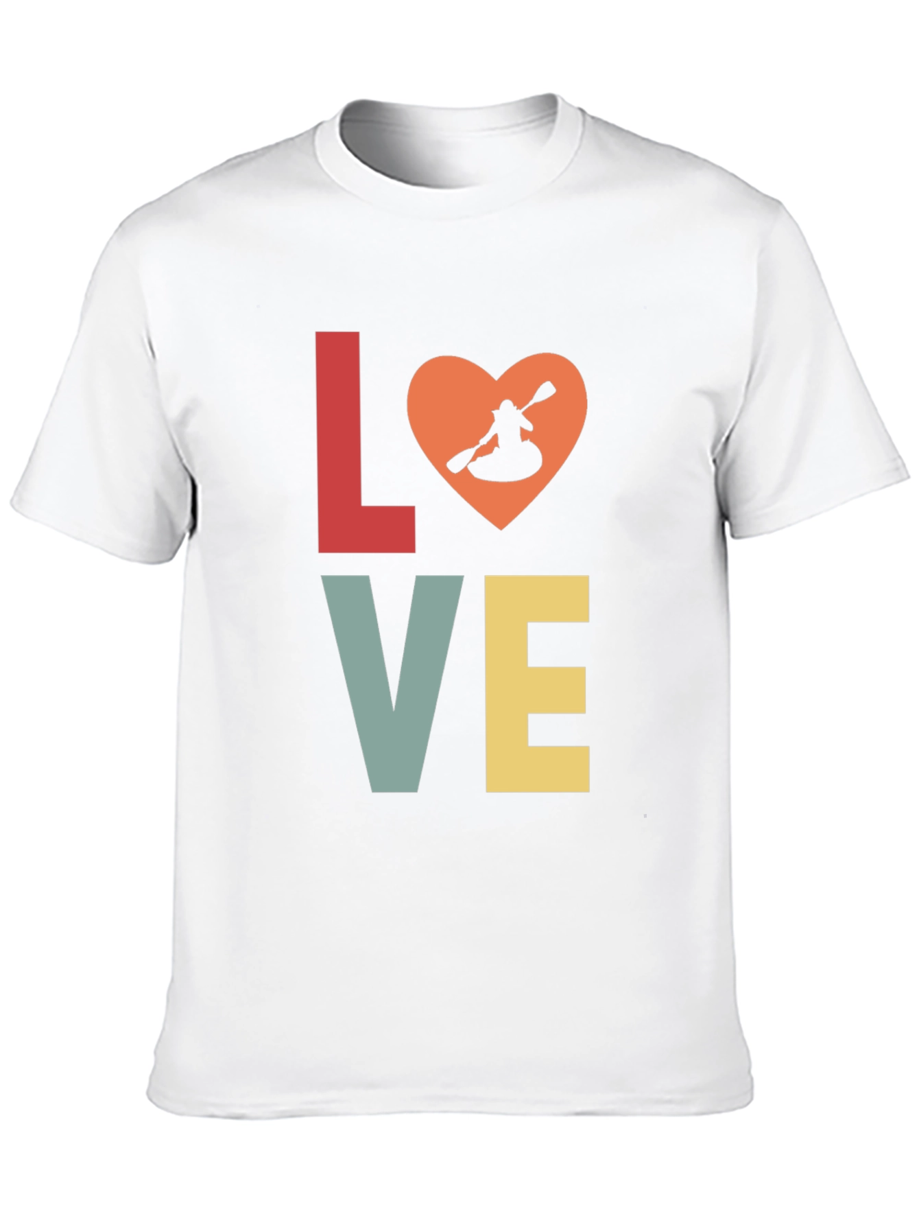 Kayak Love Graphic T-Shirt | Outdoor Adventure Tee