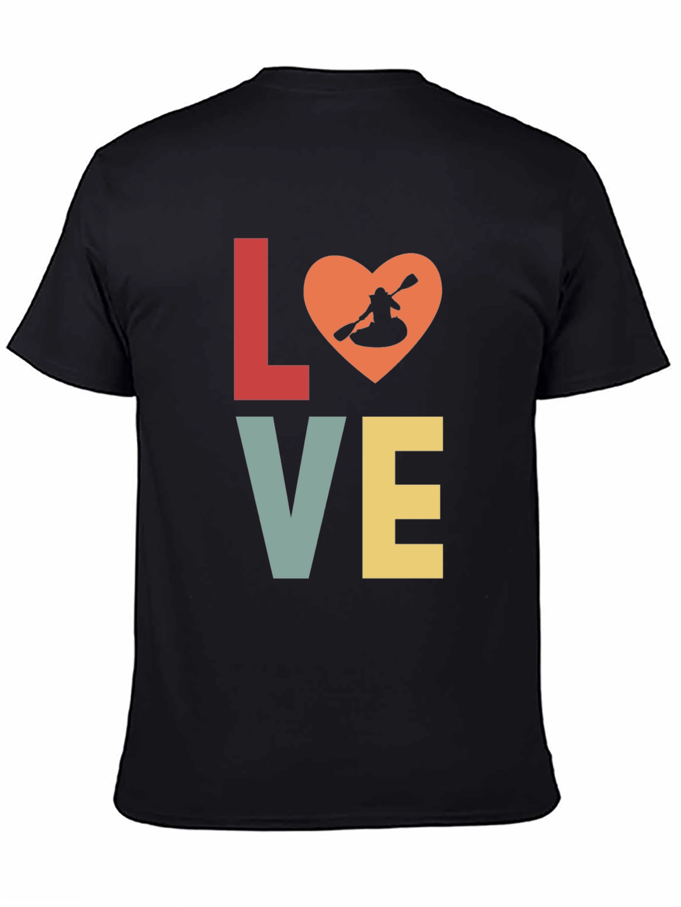 Kayak Love Graphic T-Shirt | Outdoor Adventure Tee