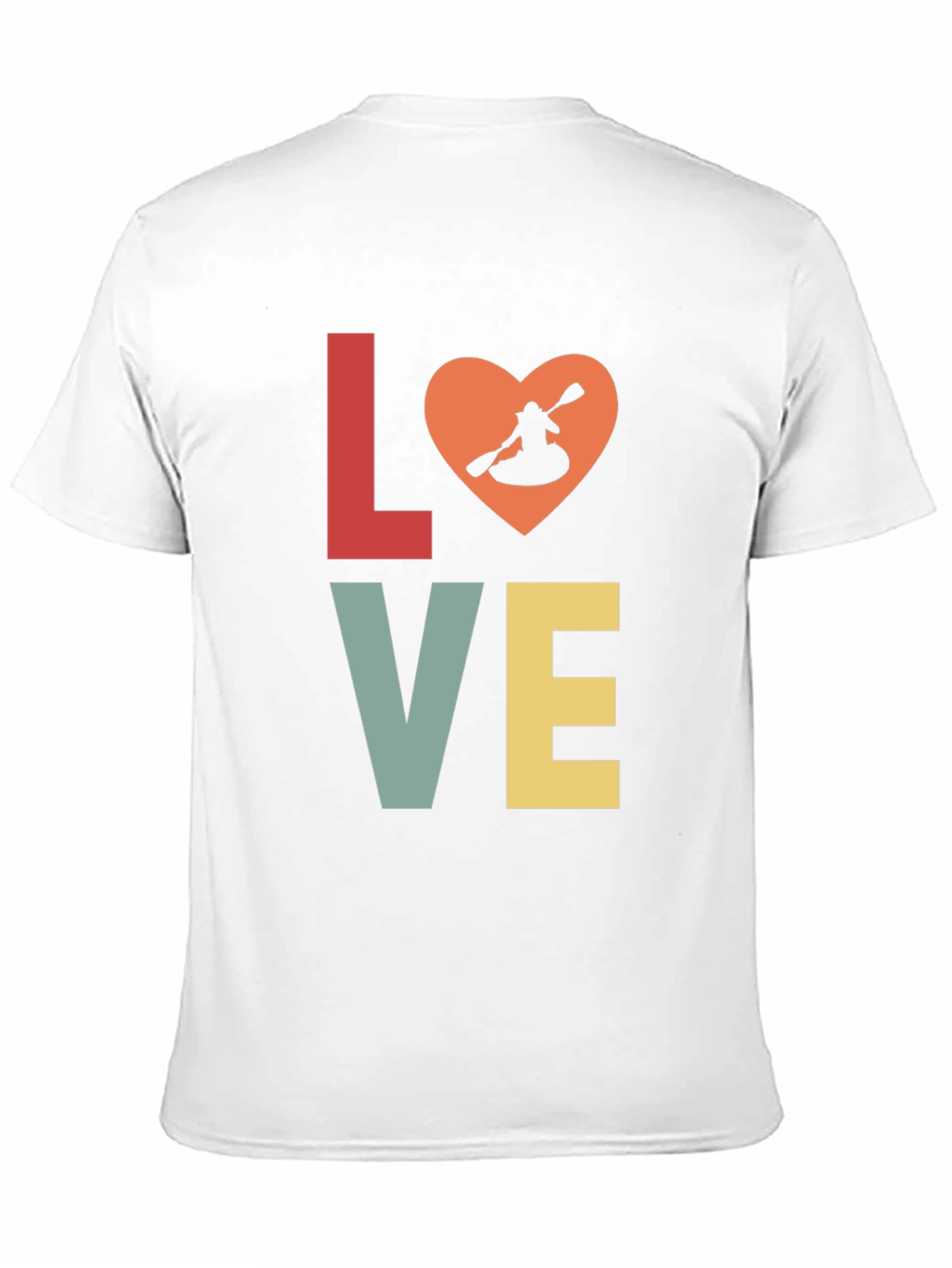 Kayak Love Graphic T-Shirt | Outdoor Adventure Tee