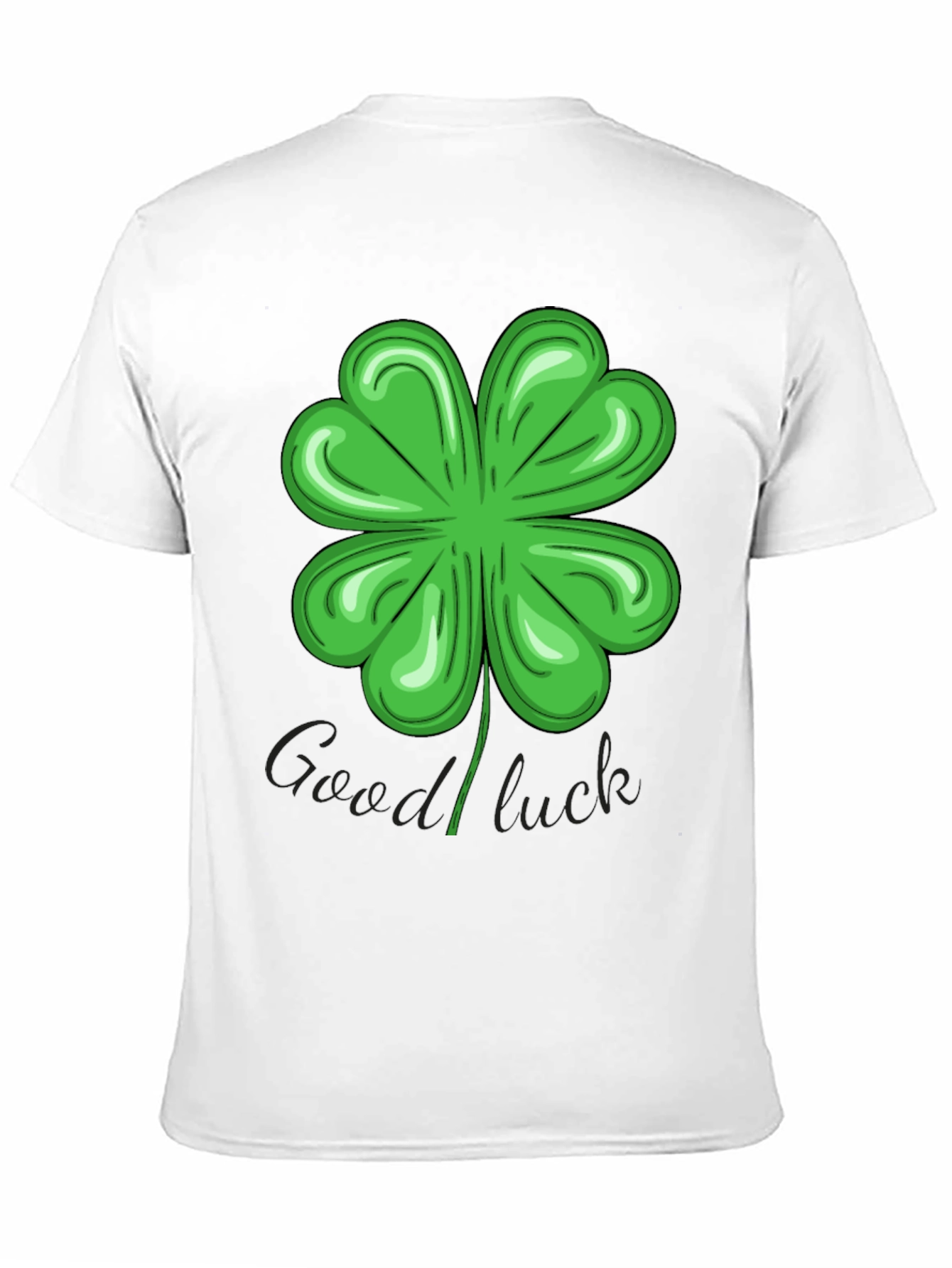Lucky Four-Leaf Clover Graphic T-Shirt