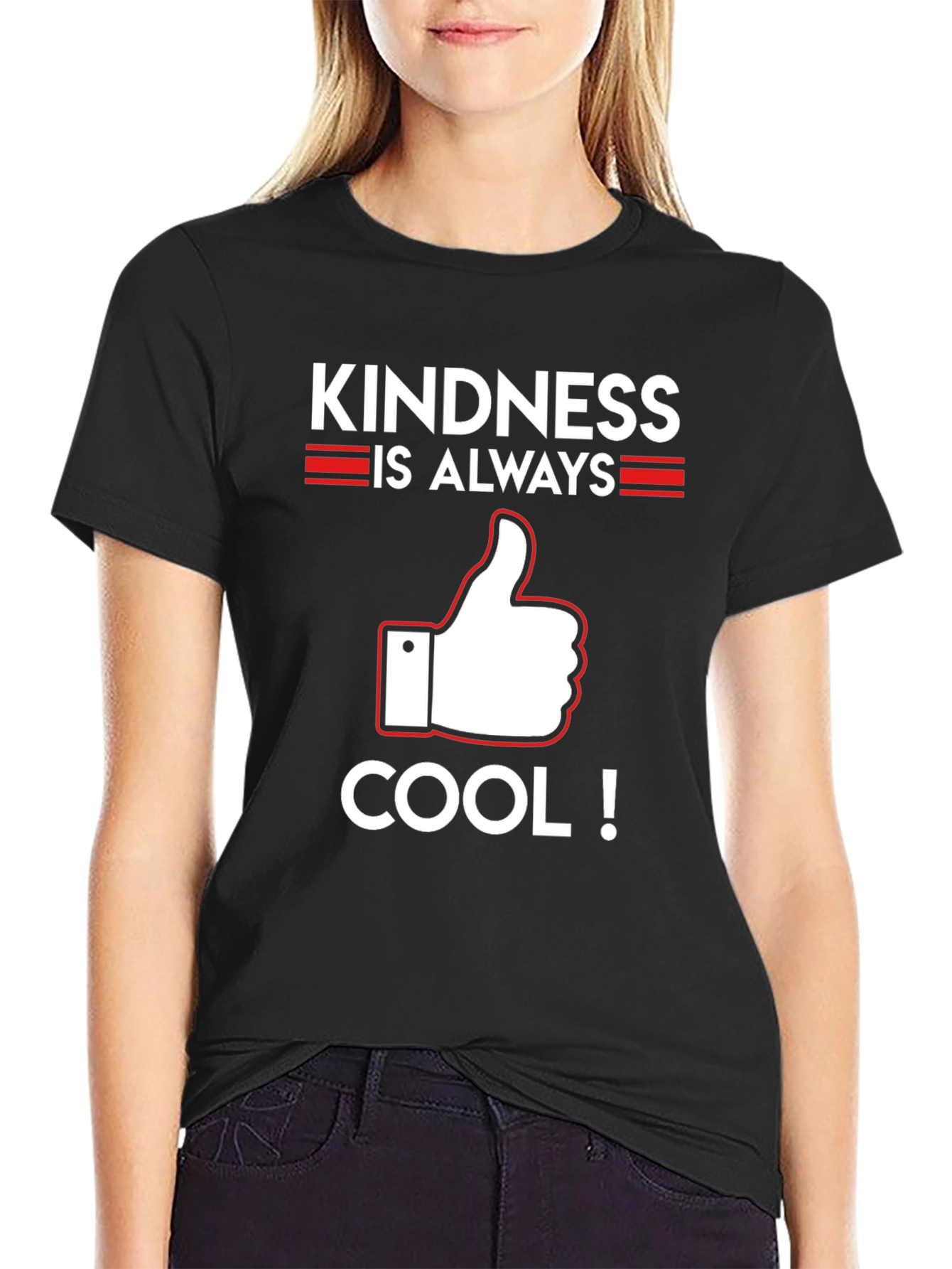 Kindness is Always Cool T-Shirt - Positive Message Tee