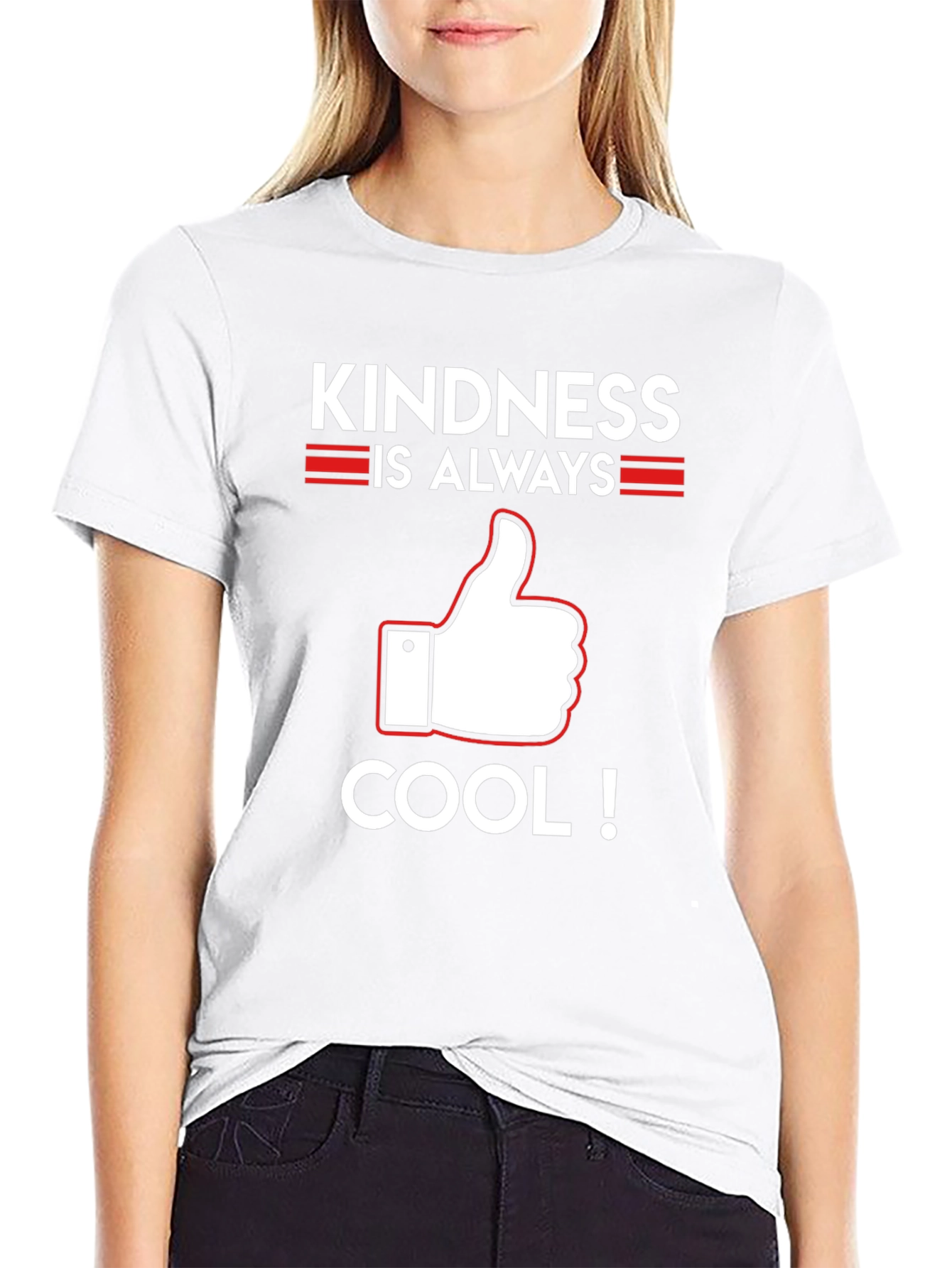 Kindness is Always Cool T-Shirt - Positive Message Tee
