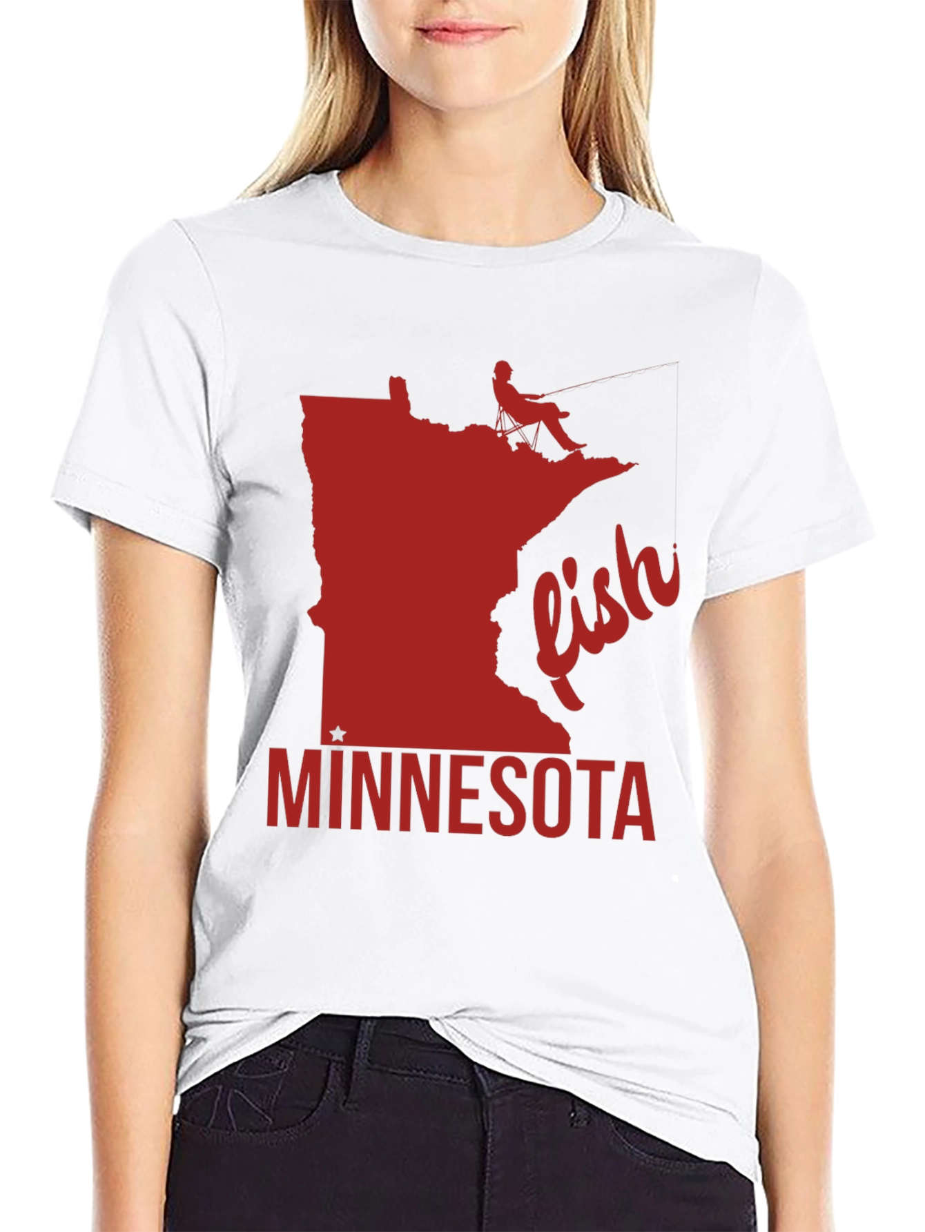 Minnesota Fishing T-Shirt - State Pride Tee