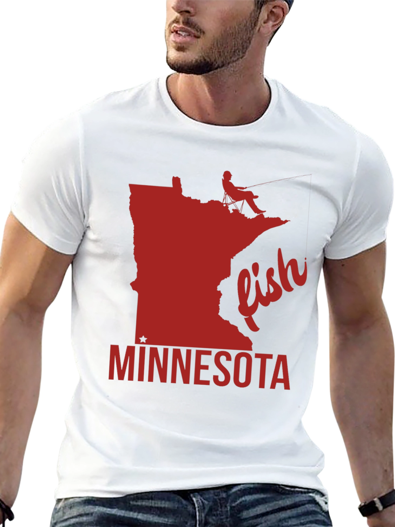 Minnesota Fishing T-Shirt - State Pride Tee
