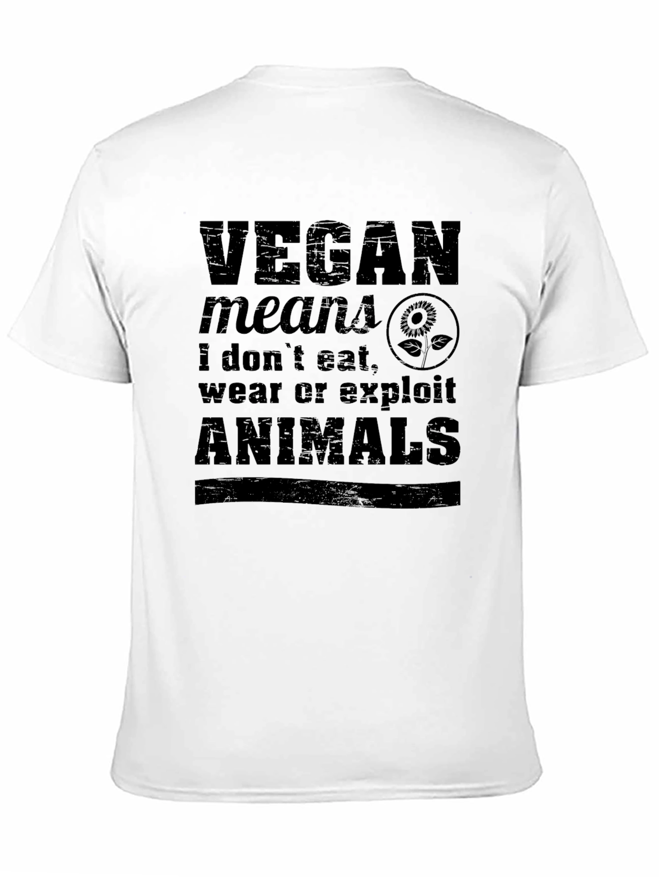 Vegan Statement Graphic T-Shirt