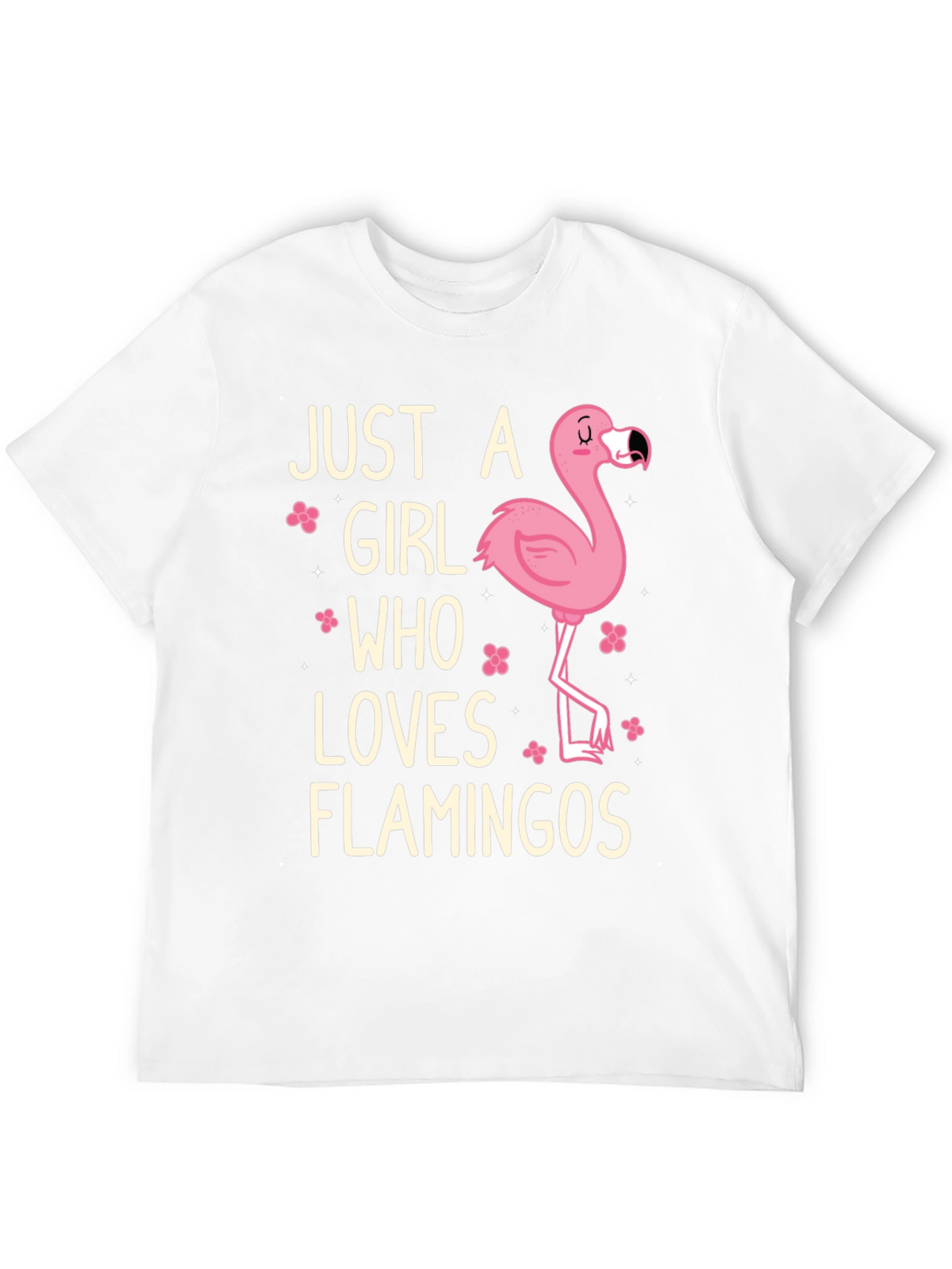 Just A Girl Who Loves Flamingos T-Shirt