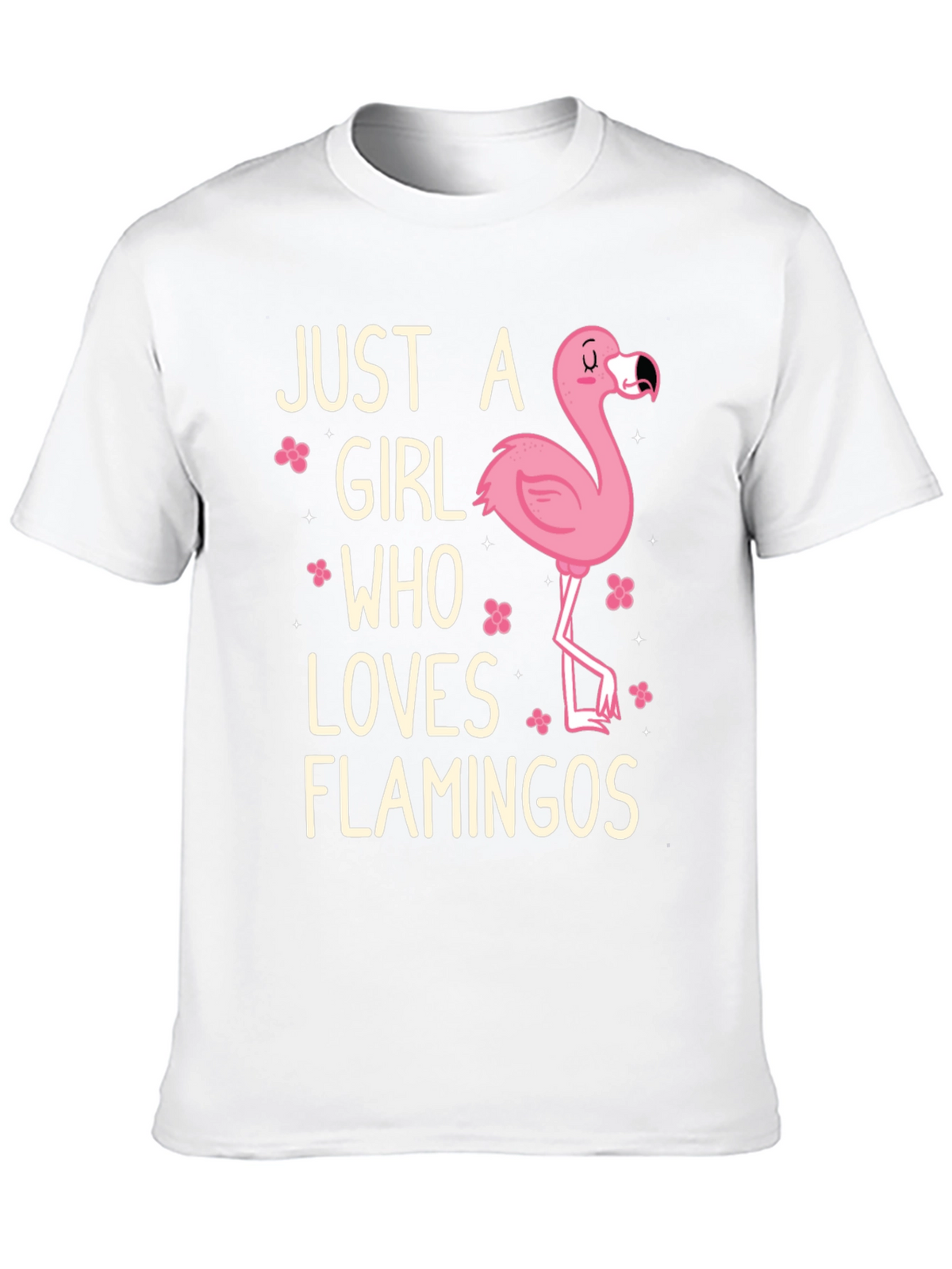 Just A Girl Who Loves Flamingos T-Shirt