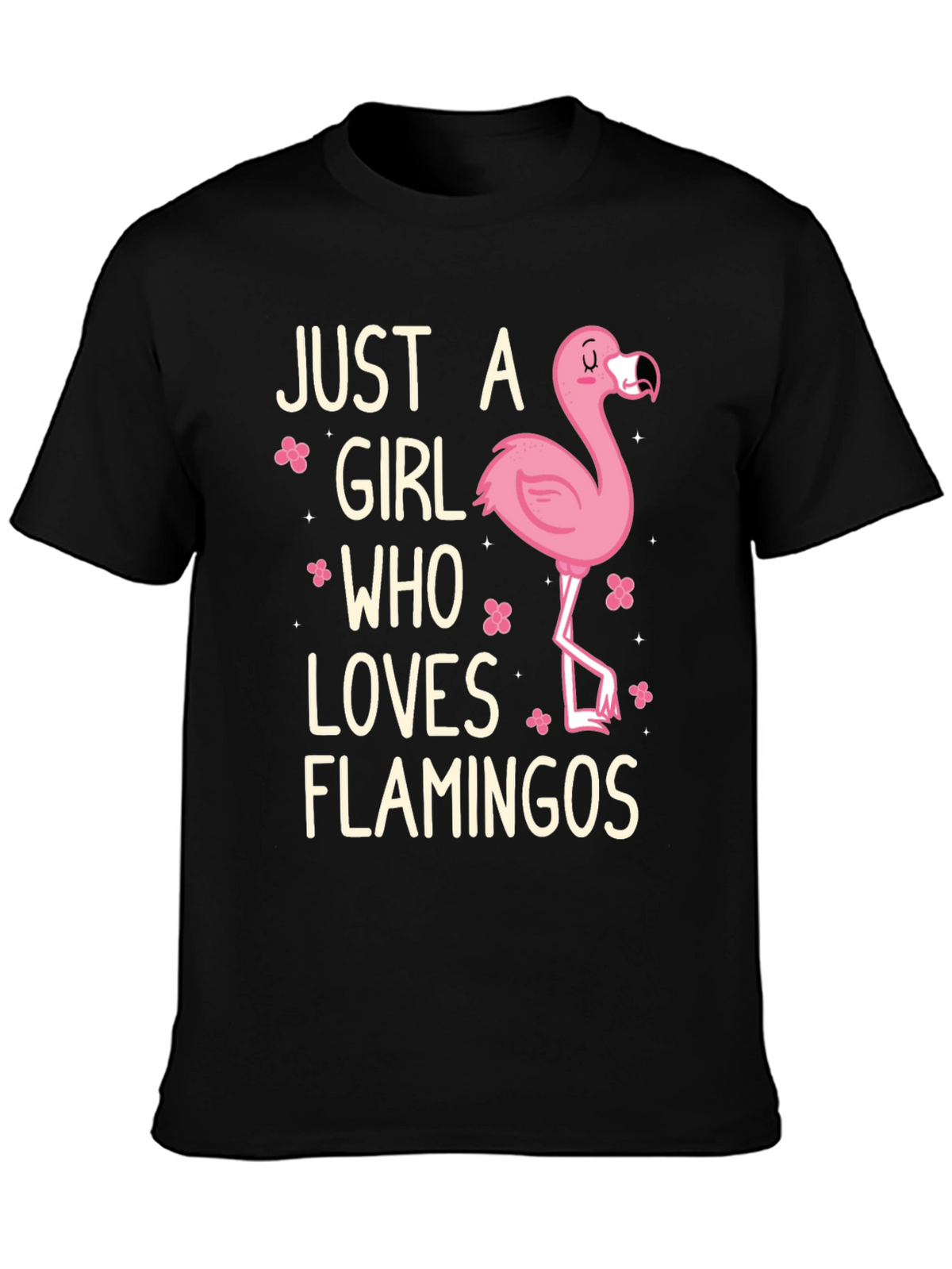 Just A Girl Who Loves Flamingos T-Shirt