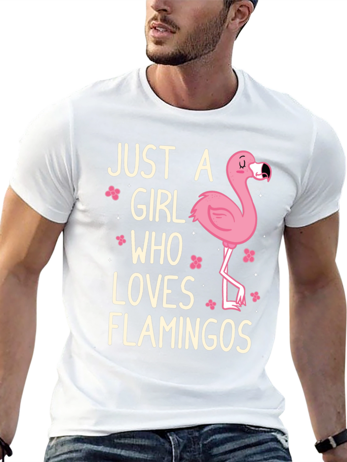 Just A Girl Who Loves Flamingos T-Shirt