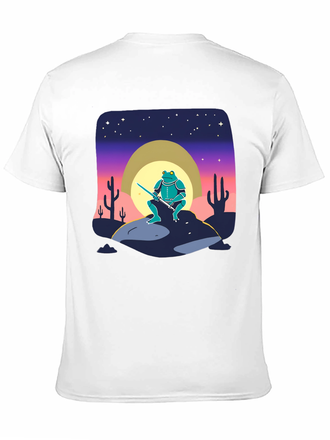 Frog Warrior T-Shirt: Desert Knight Design