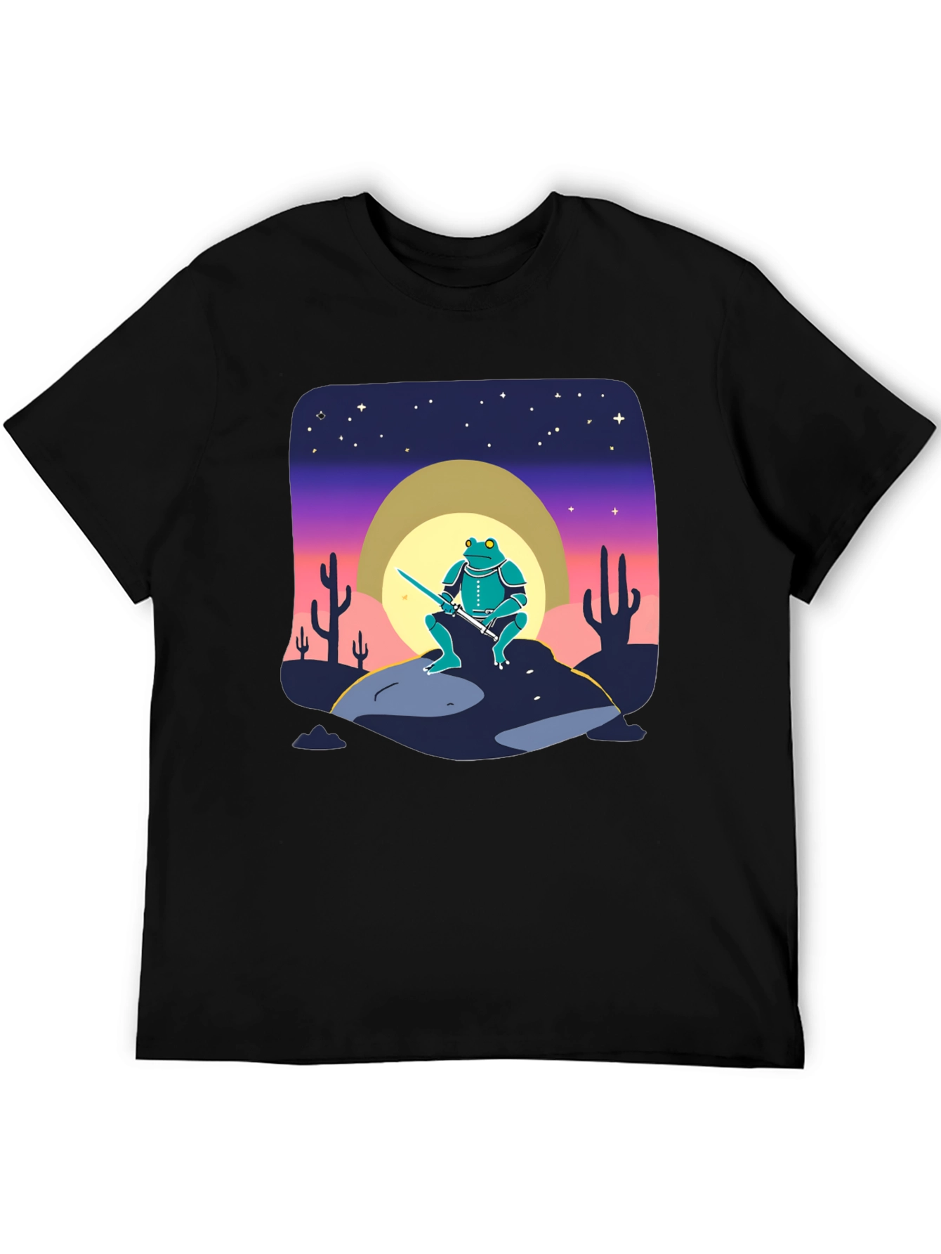 Frog Warrior T-Shirt: Desert Knight Design