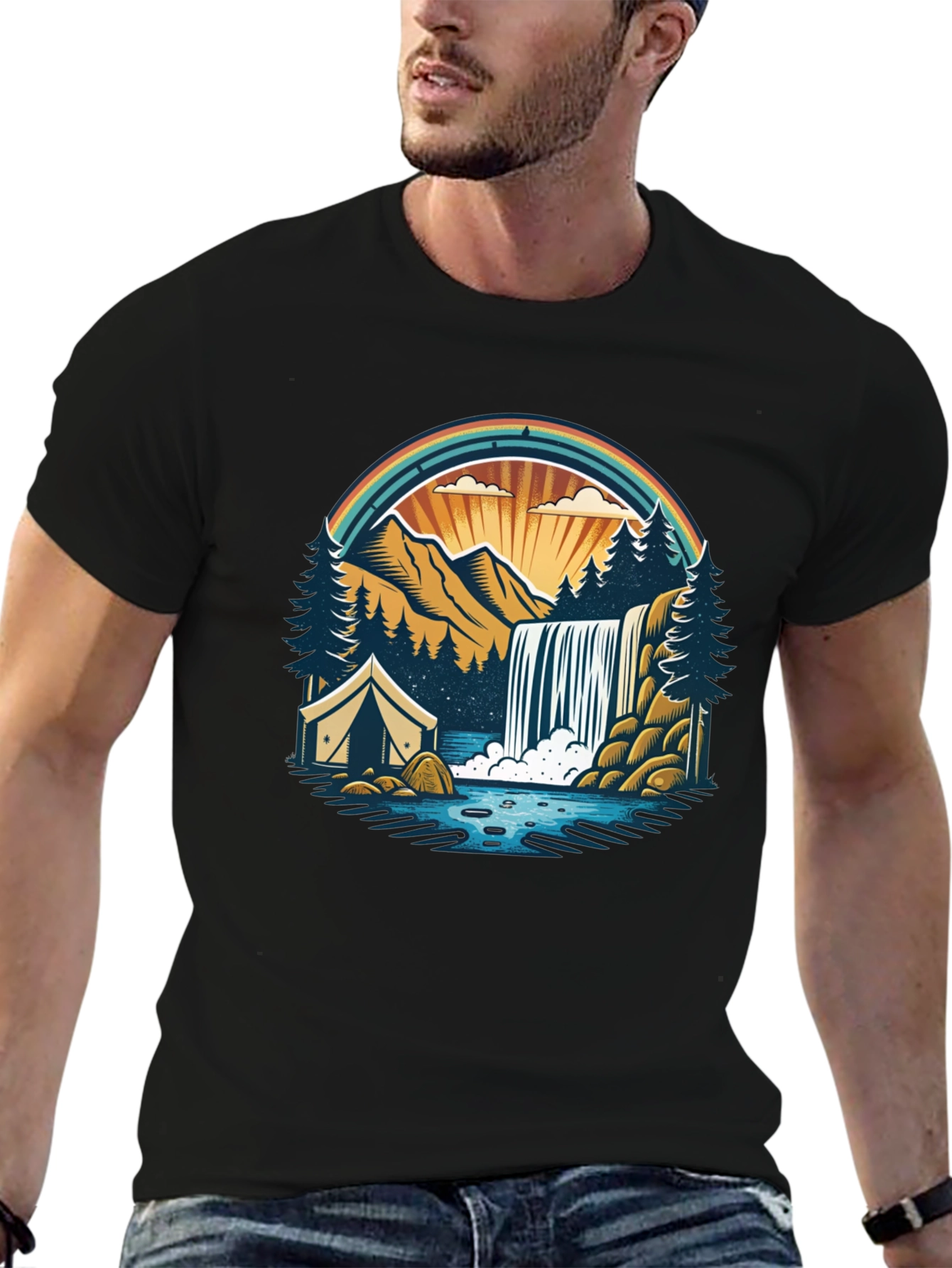 Camping Adventure Graphic Tee