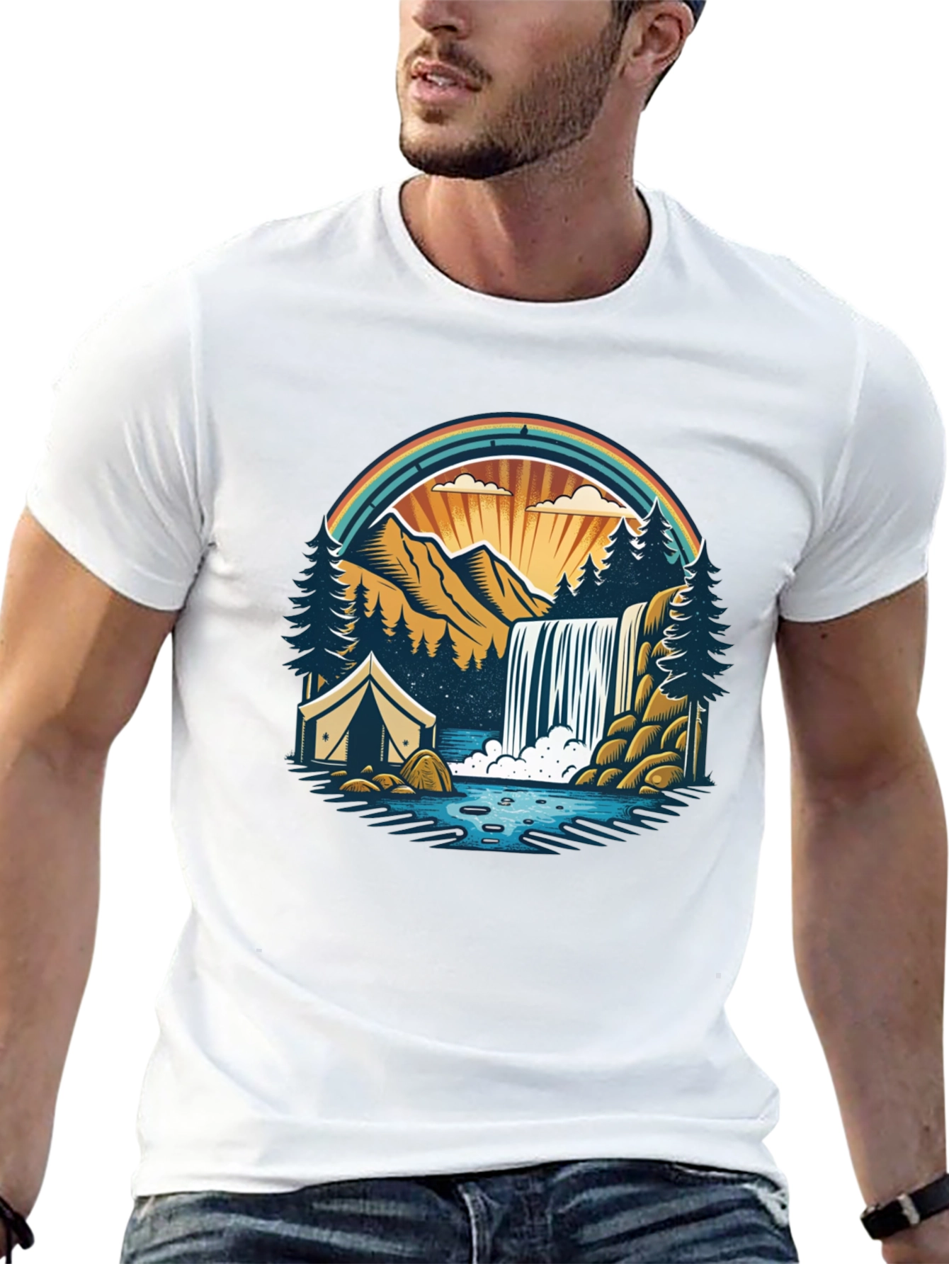 Camping Adventure Graphic Tee