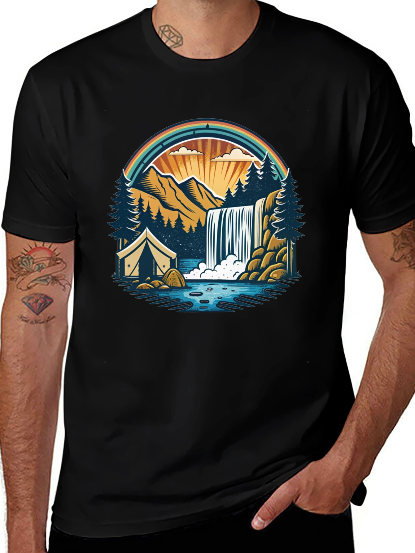 Camping Adventure Graphic Tee