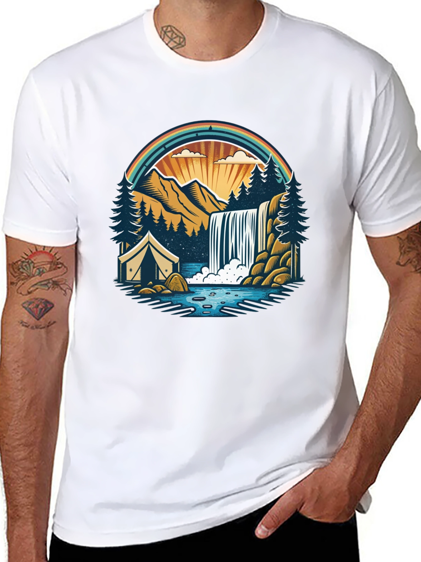 Camping Adventure Graphic Tee