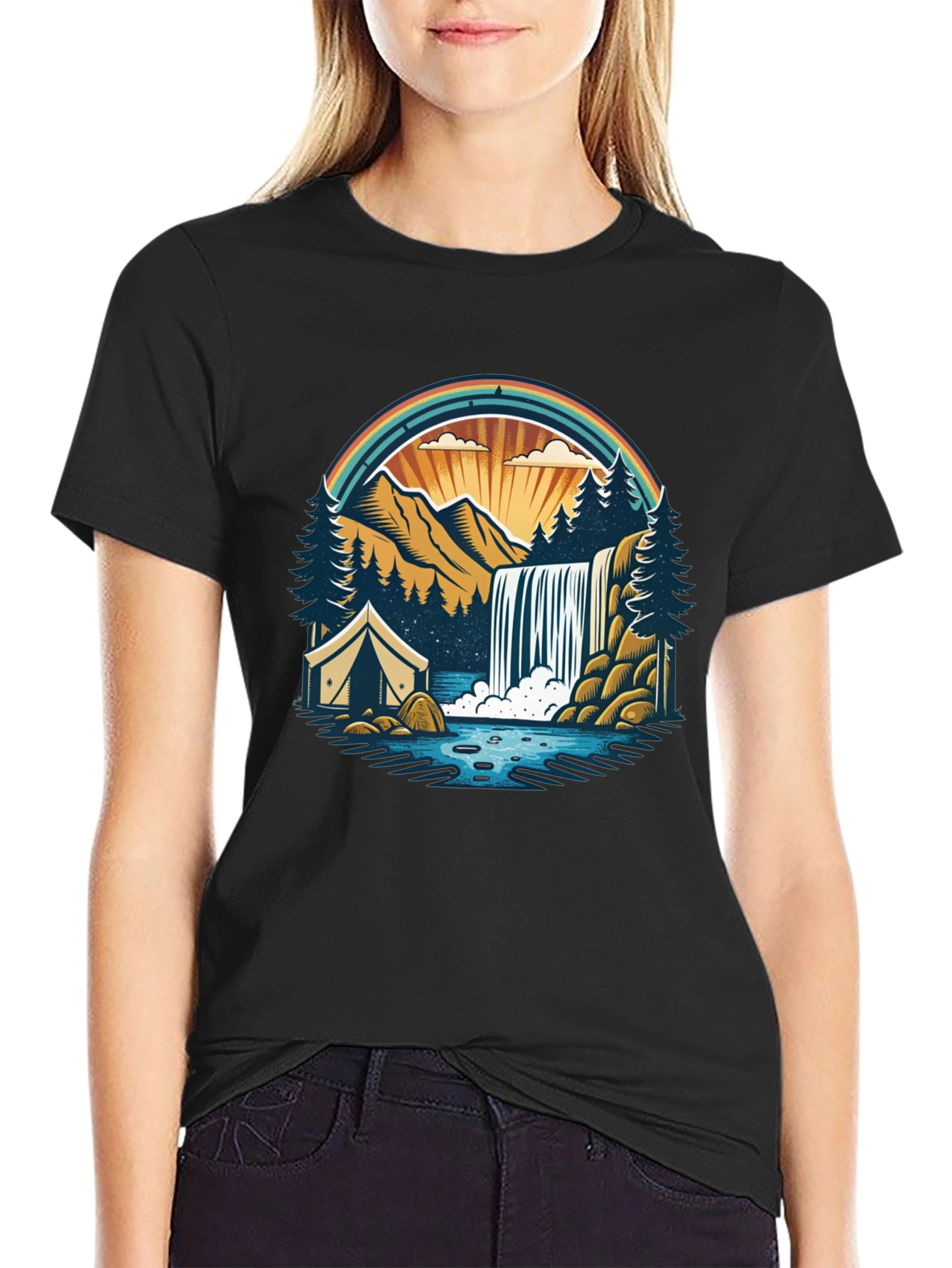 Camping Adventure Graphic Tee