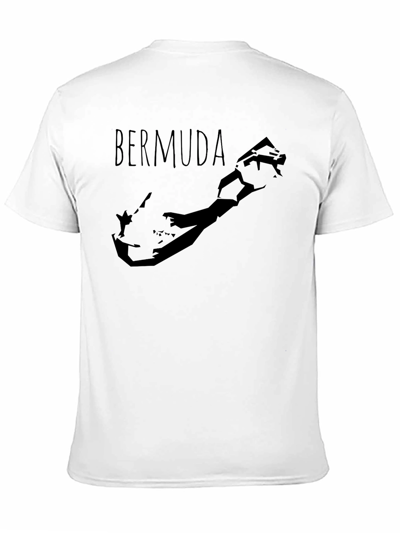 Bermuda Map Graphic T-Shirt