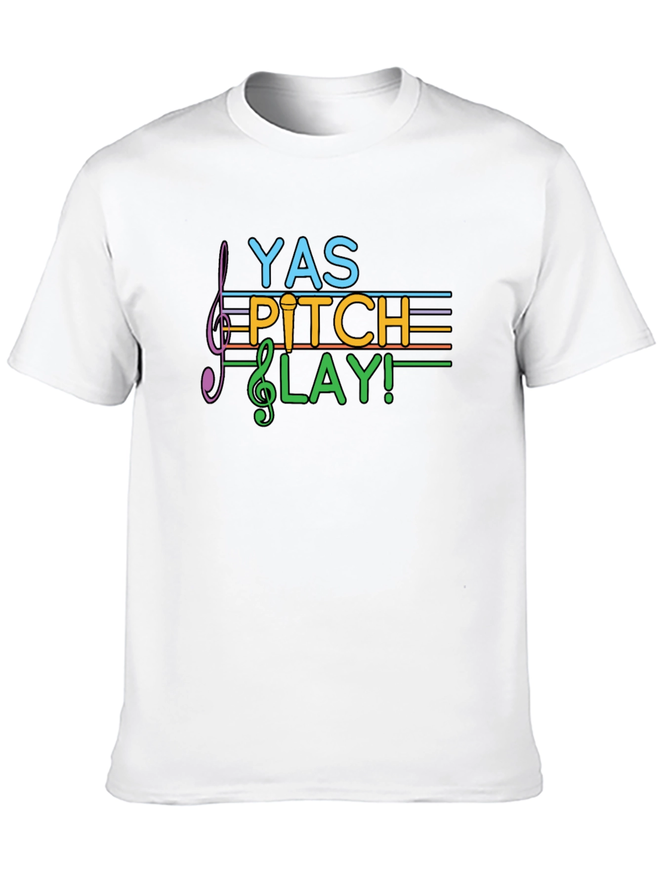 YAS Pitch Lay! Black Graphic Tee