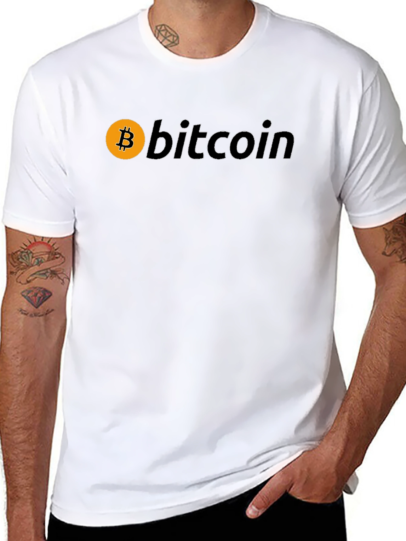 Bitcoin Crypto Black T-Shirt