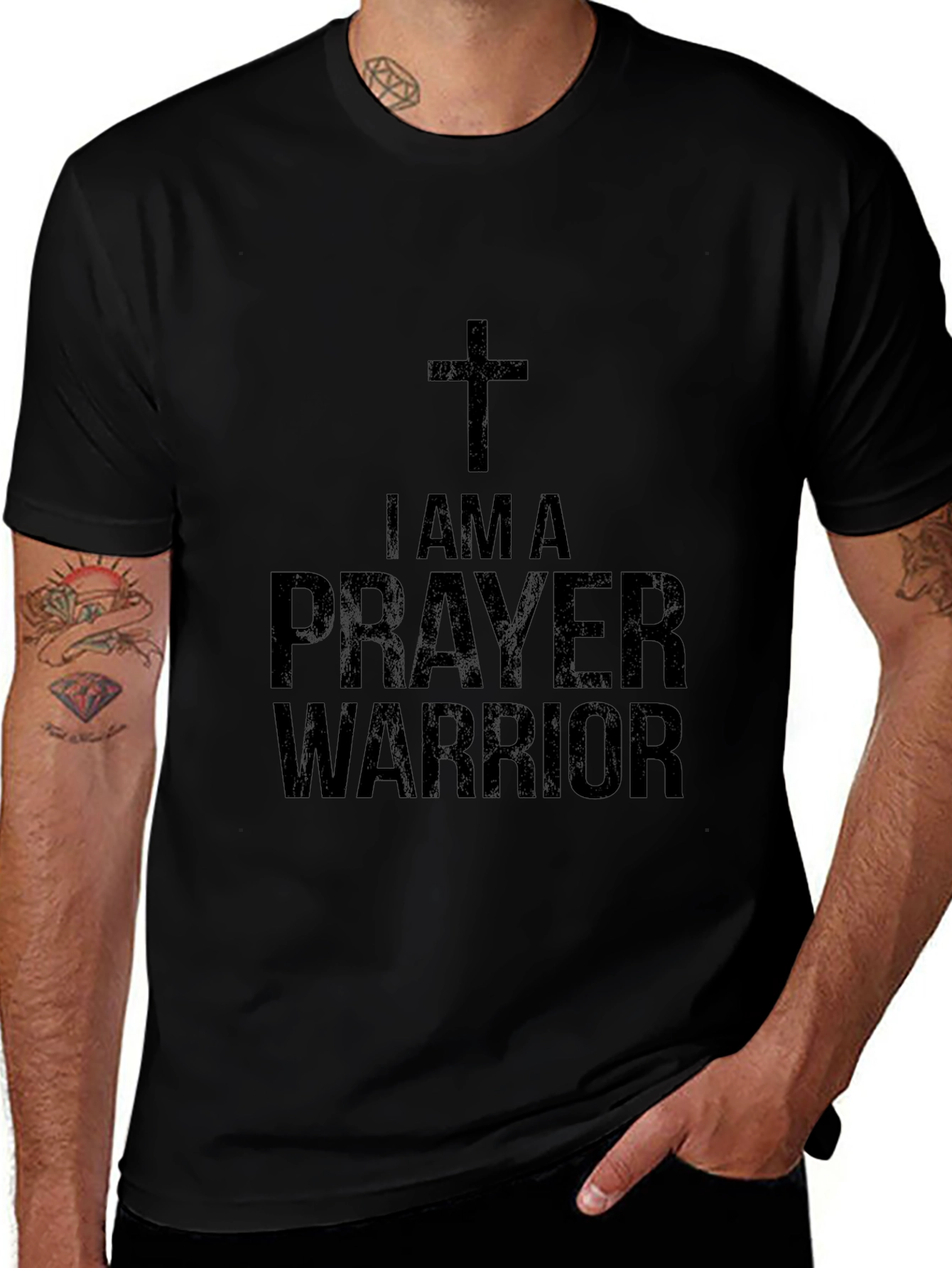 Prayer Warrior Black T-Shirt