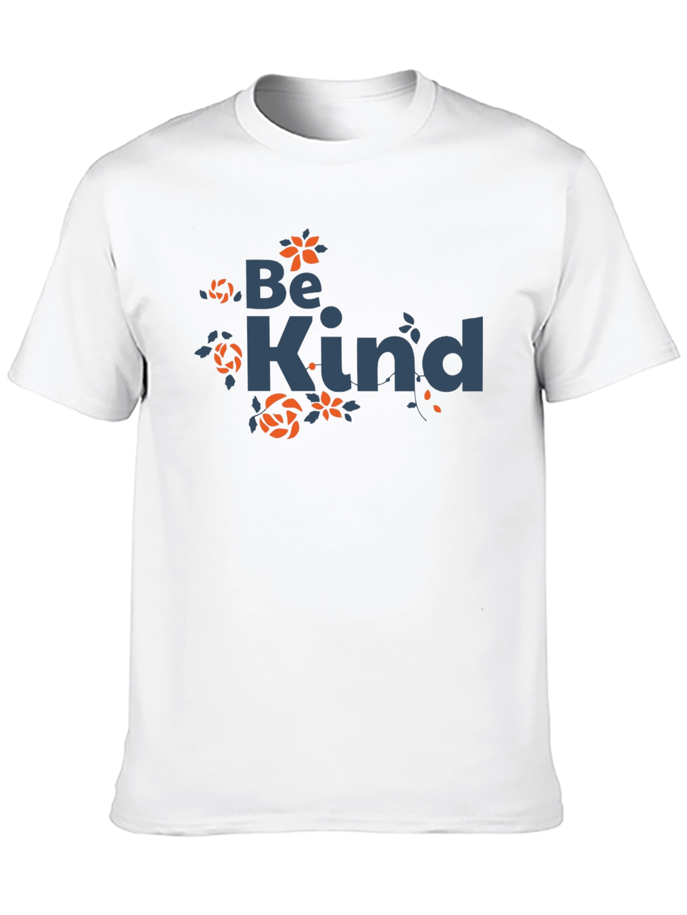 Be Kind Graphic Tee - Trendy Floral Design