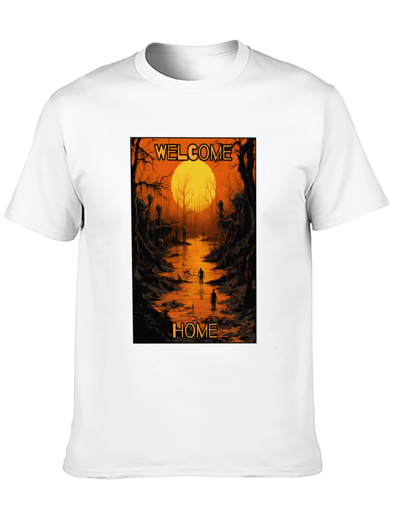 Welcome Home Graphic Tee - Spooky River Design