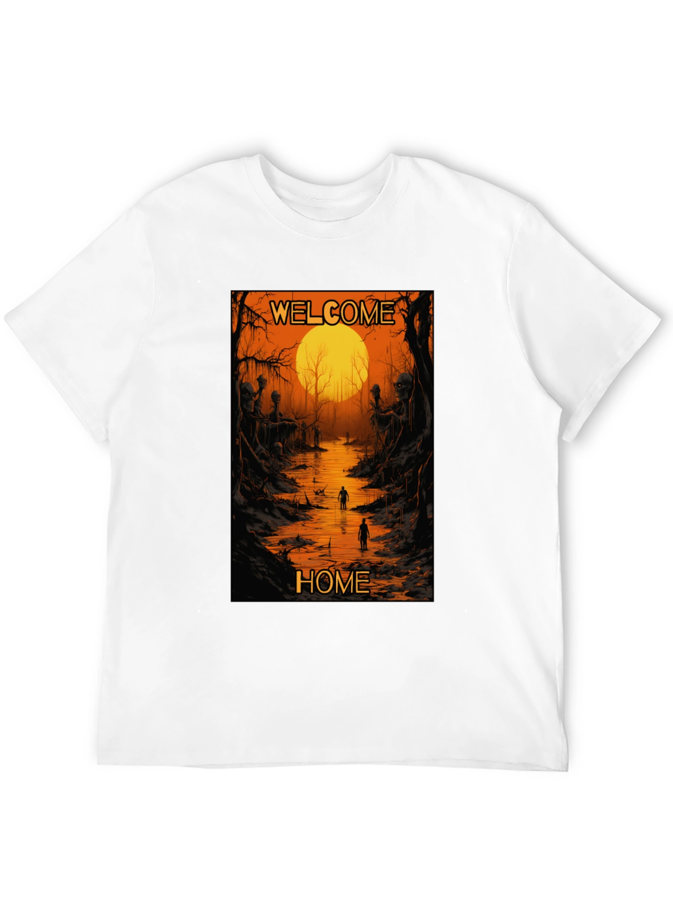 Welcome Home Graphic Tee - Spooky River Design