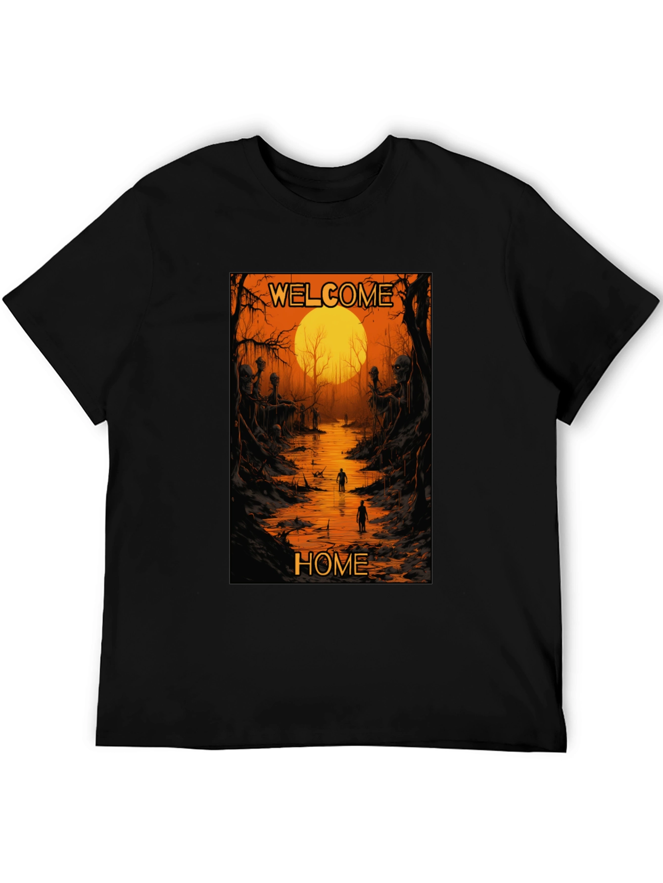 Welcome Home Graphic Tee - Spooky River Design