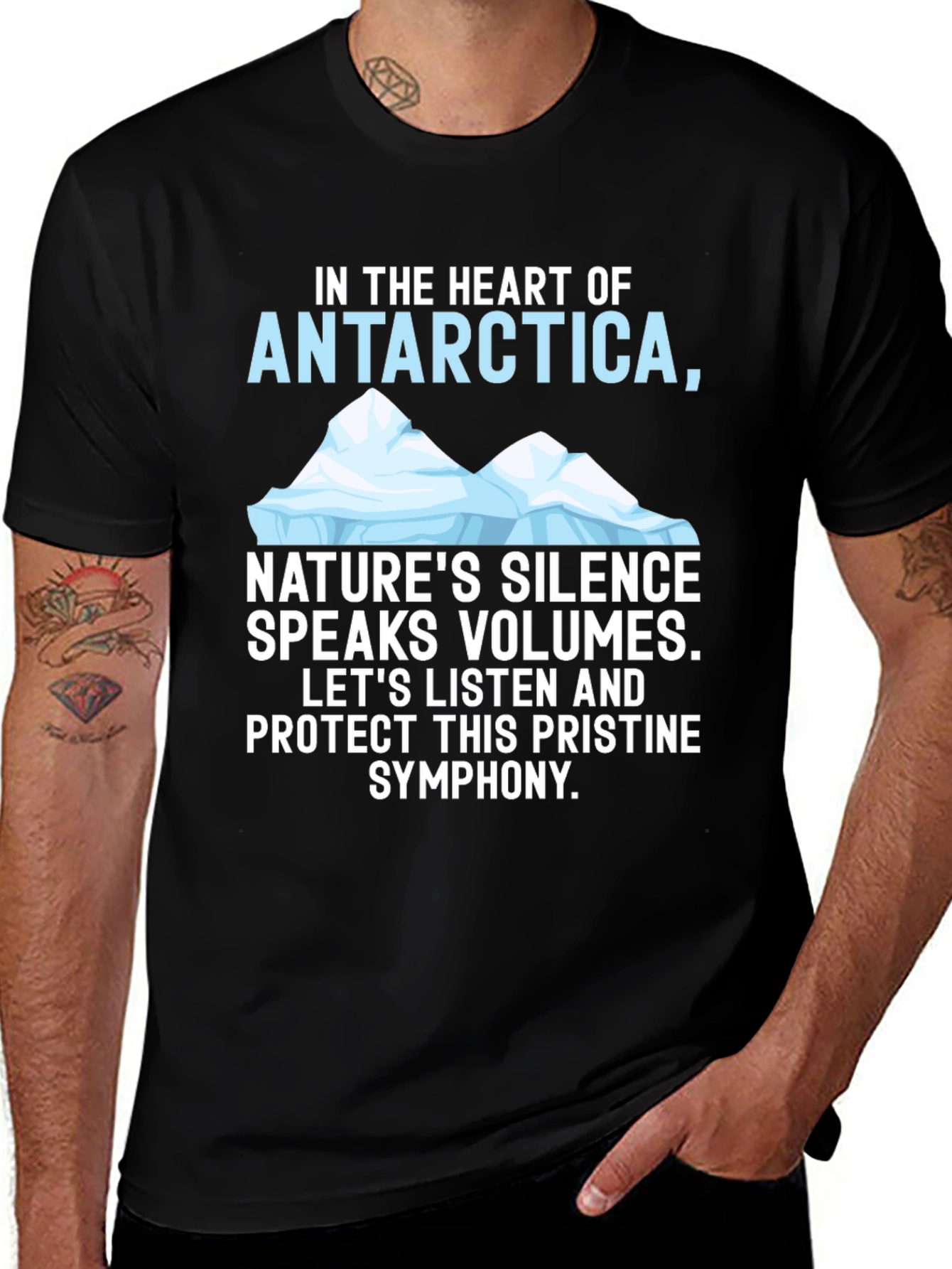 Antarctica Natures Silence Graphic Tee