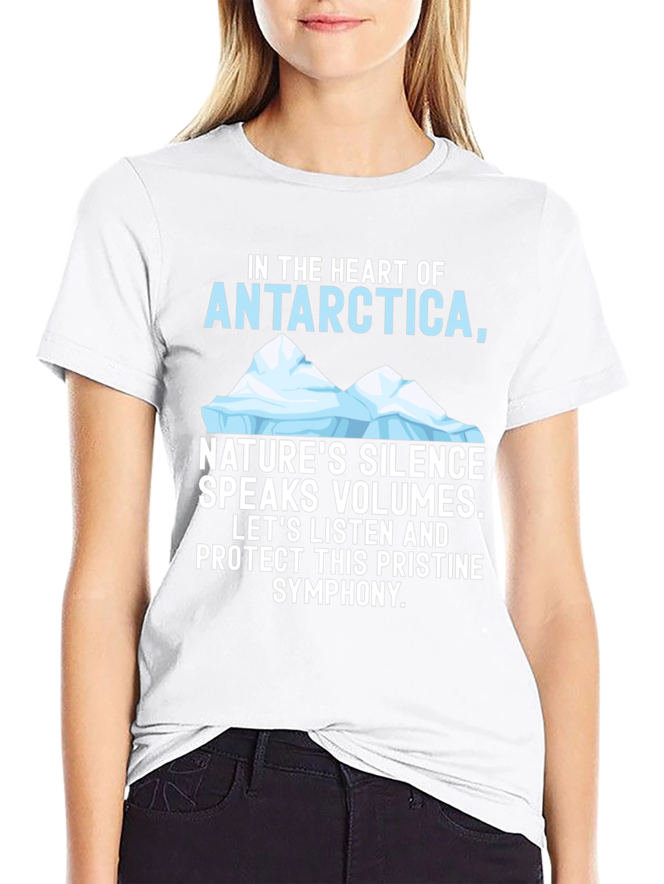 Antarctica Natures Silence Graphic Tee