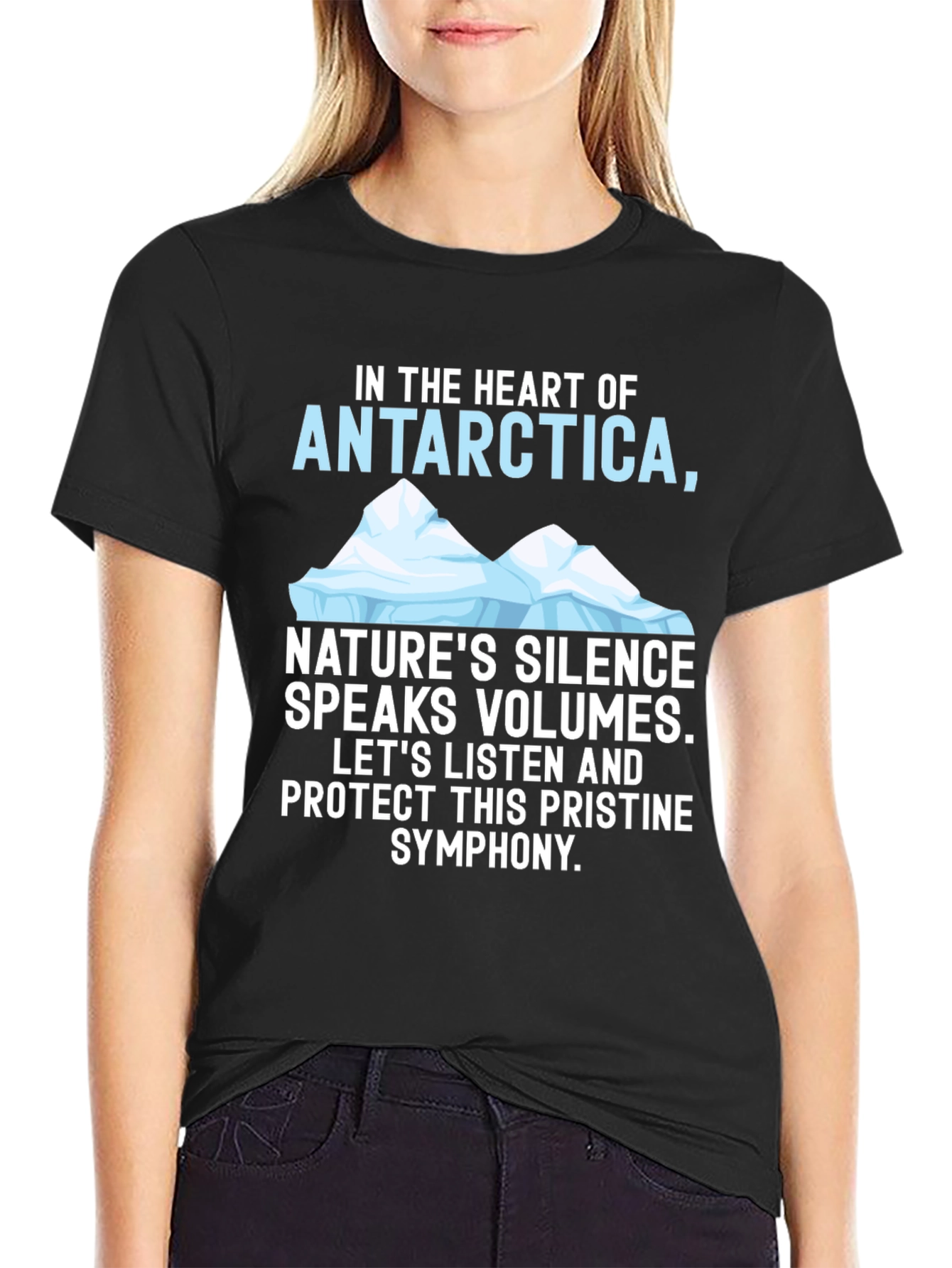 Antarctica Natures Silence Graphic Tee