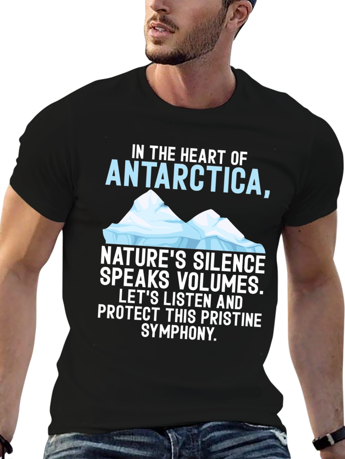 Antarctica Natures Silence Graphic Tee